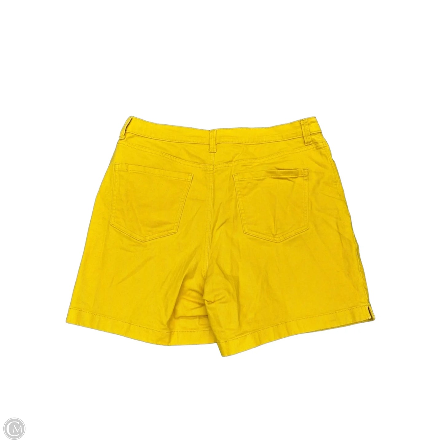 Shorts By Gloria Vanderbilt In Yellow, Size: 14