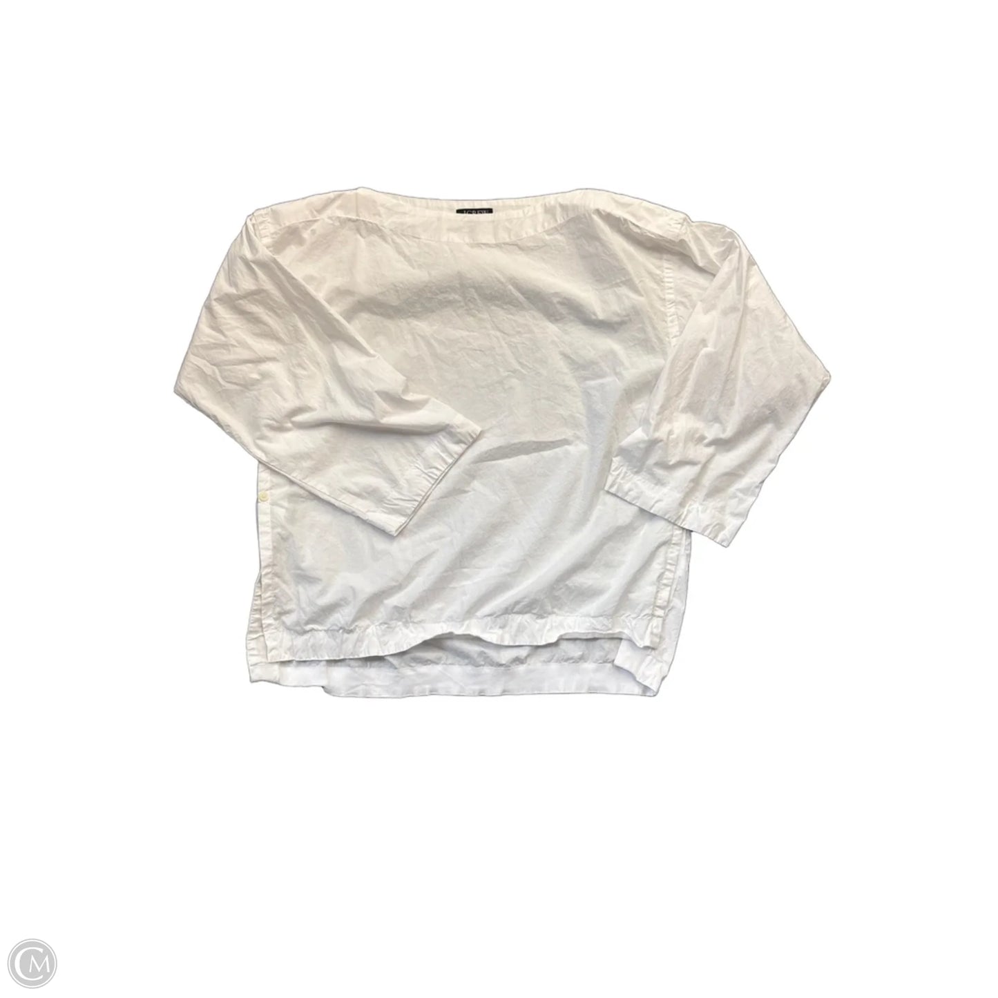 Top Long Sleeve By J. Crew In White, Size: M