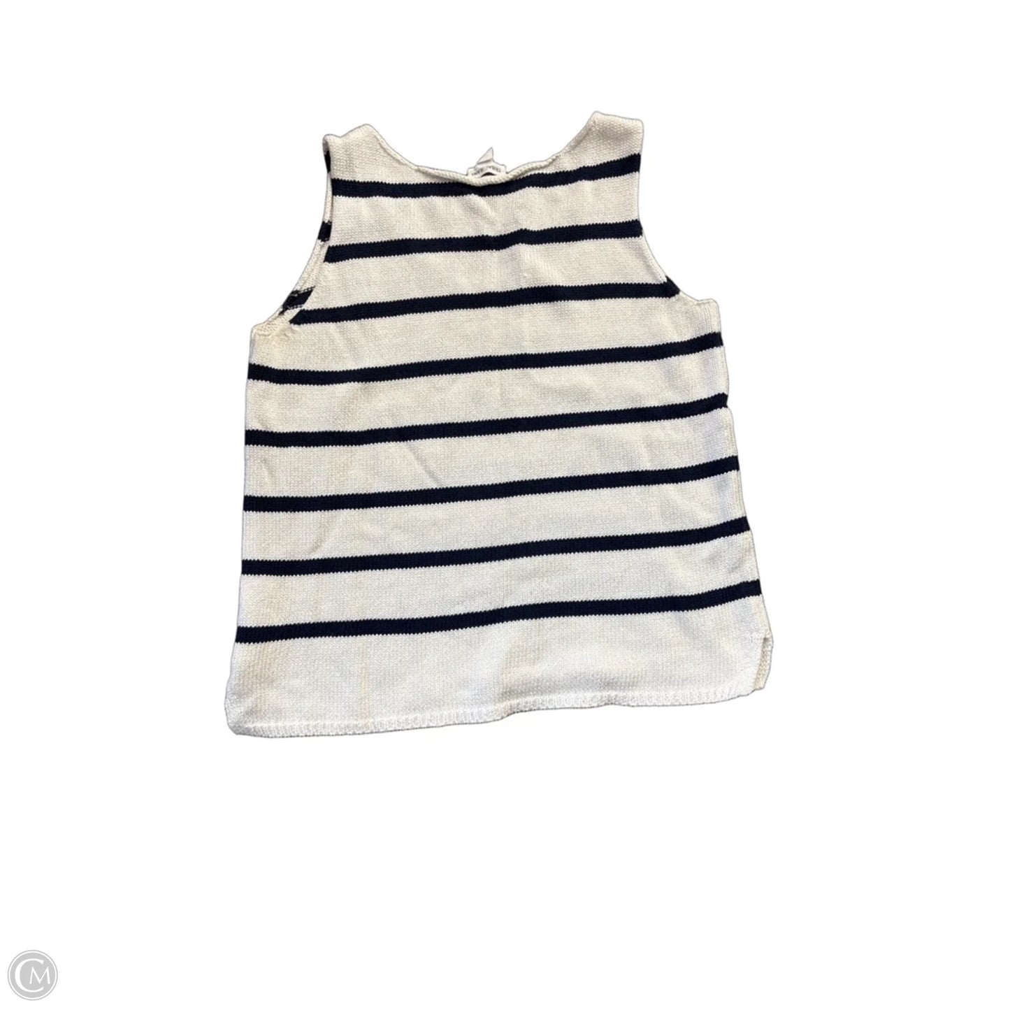 Top Sleeveless By Clothes Mentor In Striped Pattern, Size: M