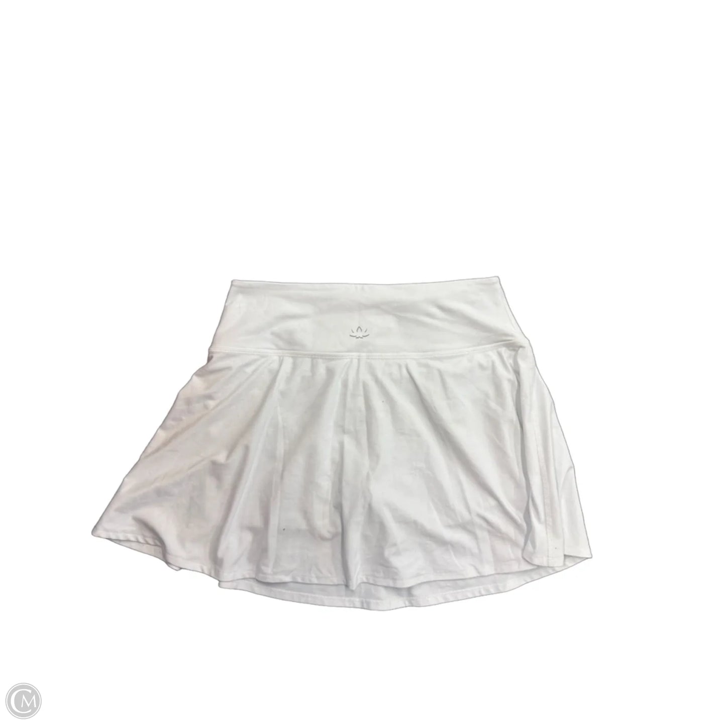 Athletic Skirt By Beyond Yoga In White, Size: Xl