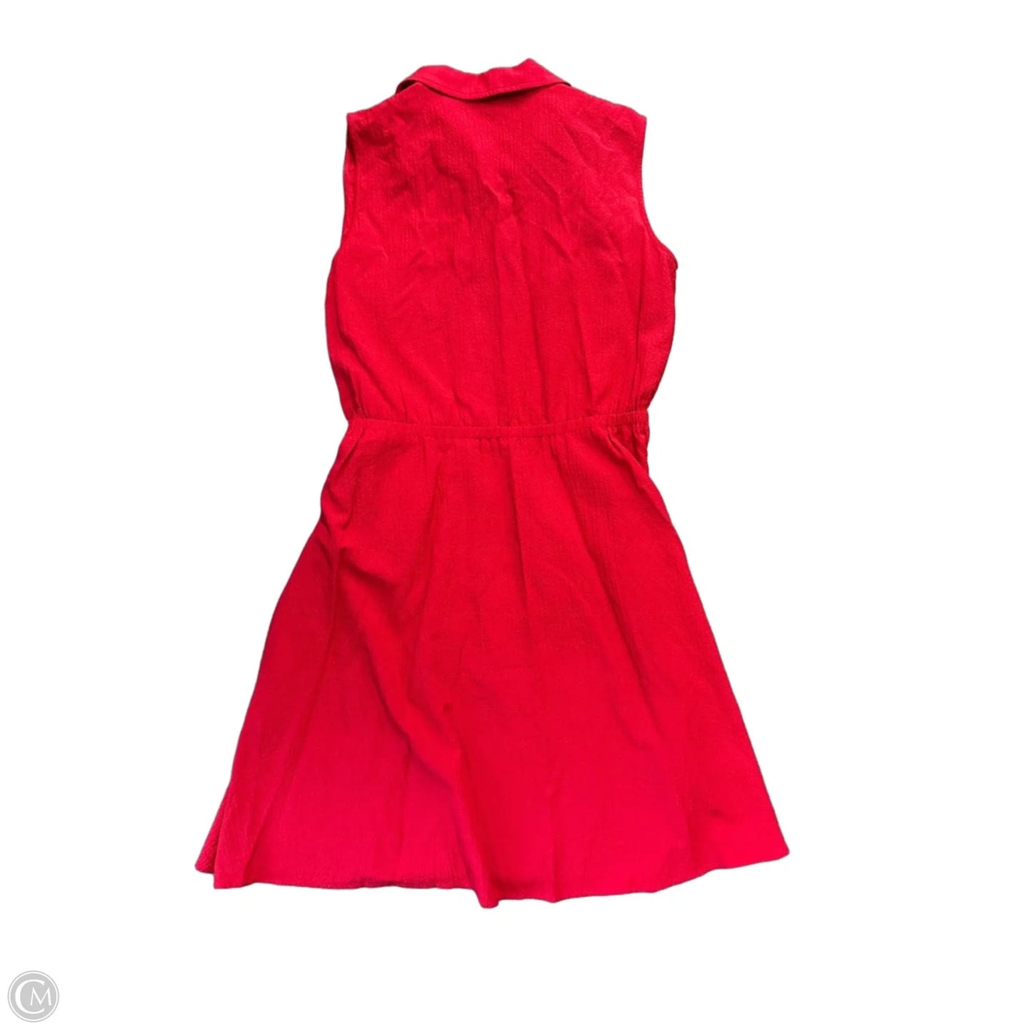 Dress Casual Midi By Calvin Klein In Red, Size: 12