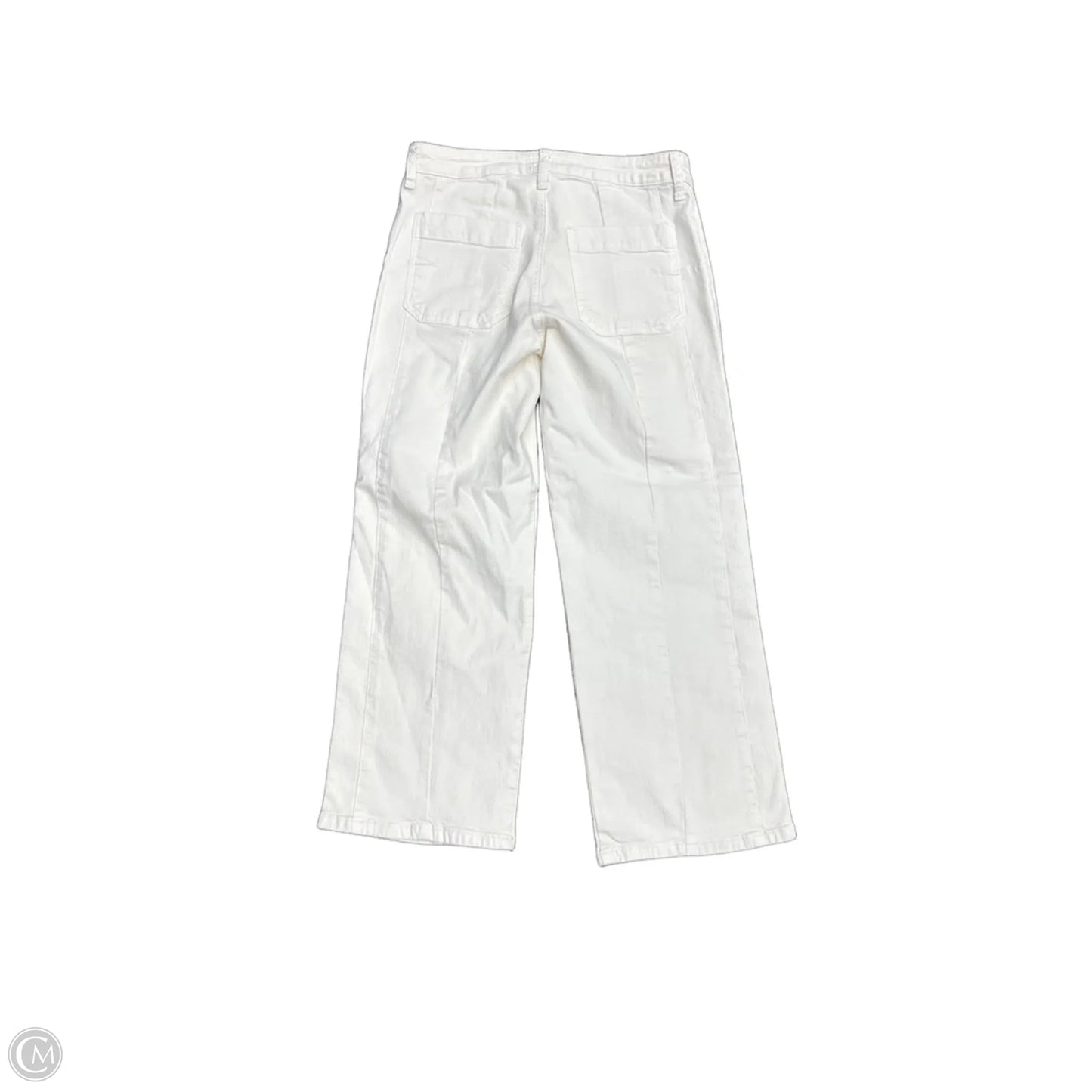 Jeans Boyfriend By Kut In White, Size: 4