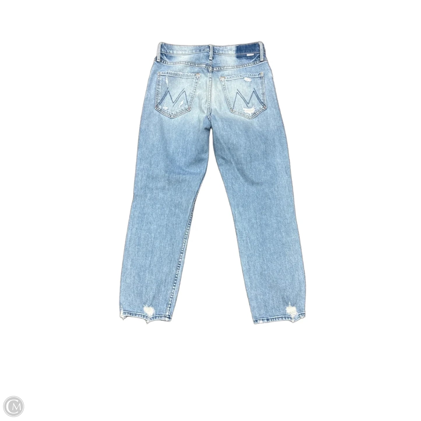 Jeans Boyfriend By Mother In Blue, Size: 4