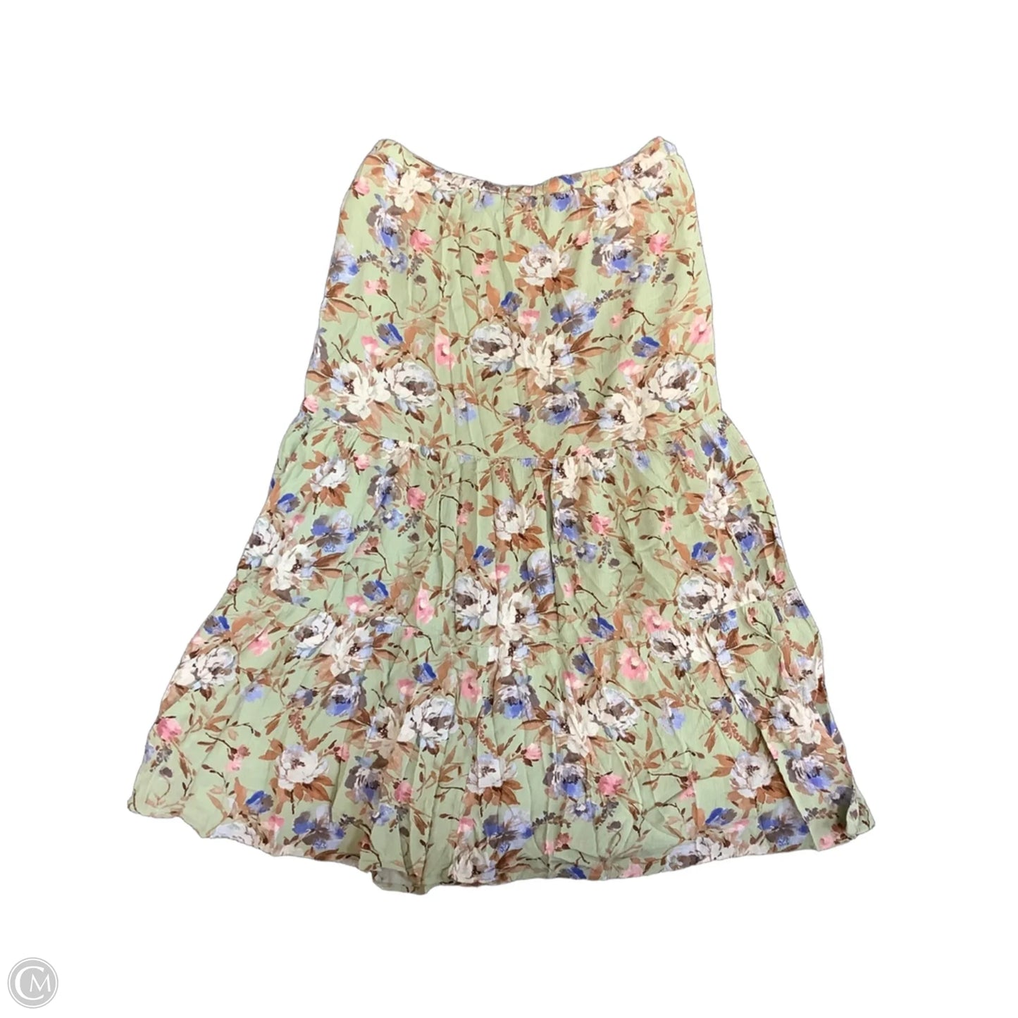 Skirt Maxi By Maurices In Green, Size: 1x