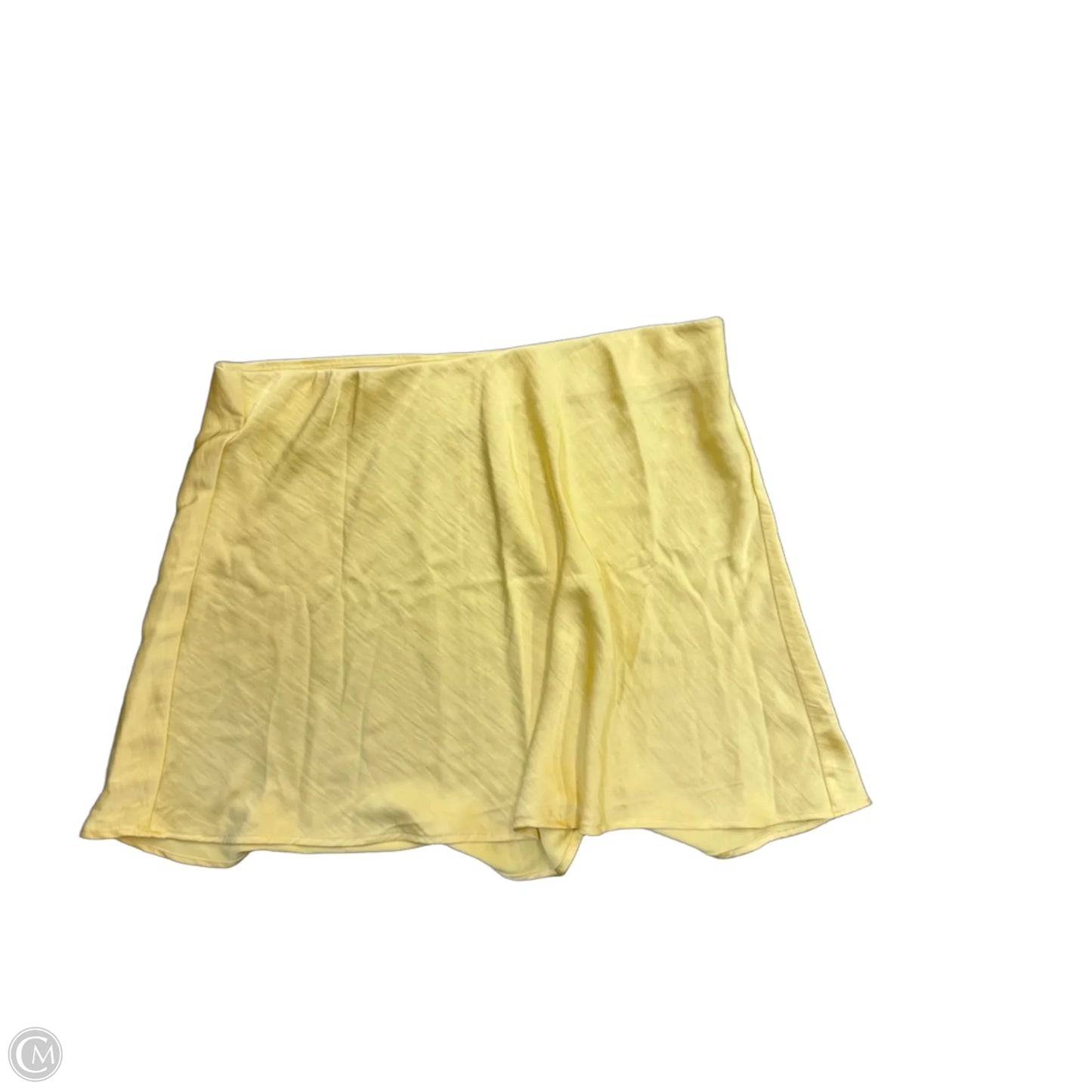 Skirt Mini & Short By A New Day In Yellow, Size: Xxl