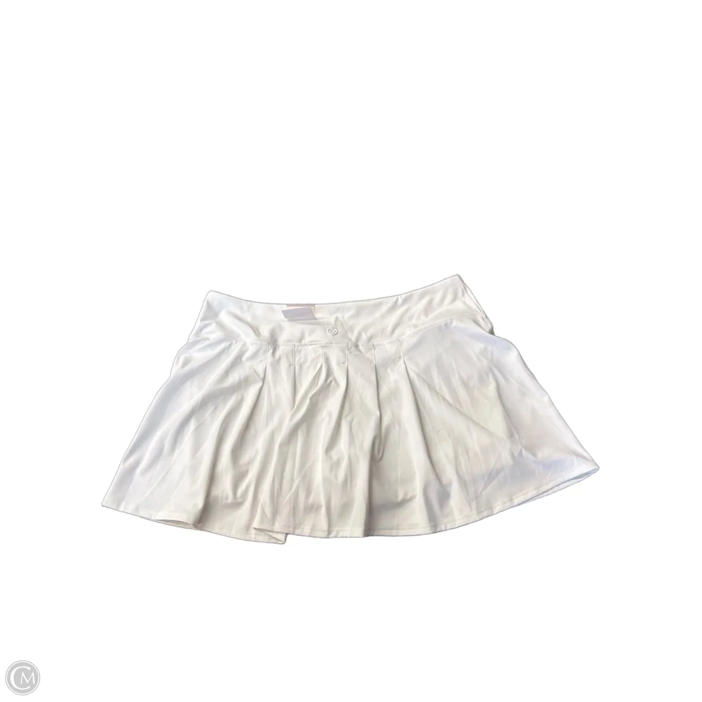 Athletic Skort By Calia In White, Size: Xl