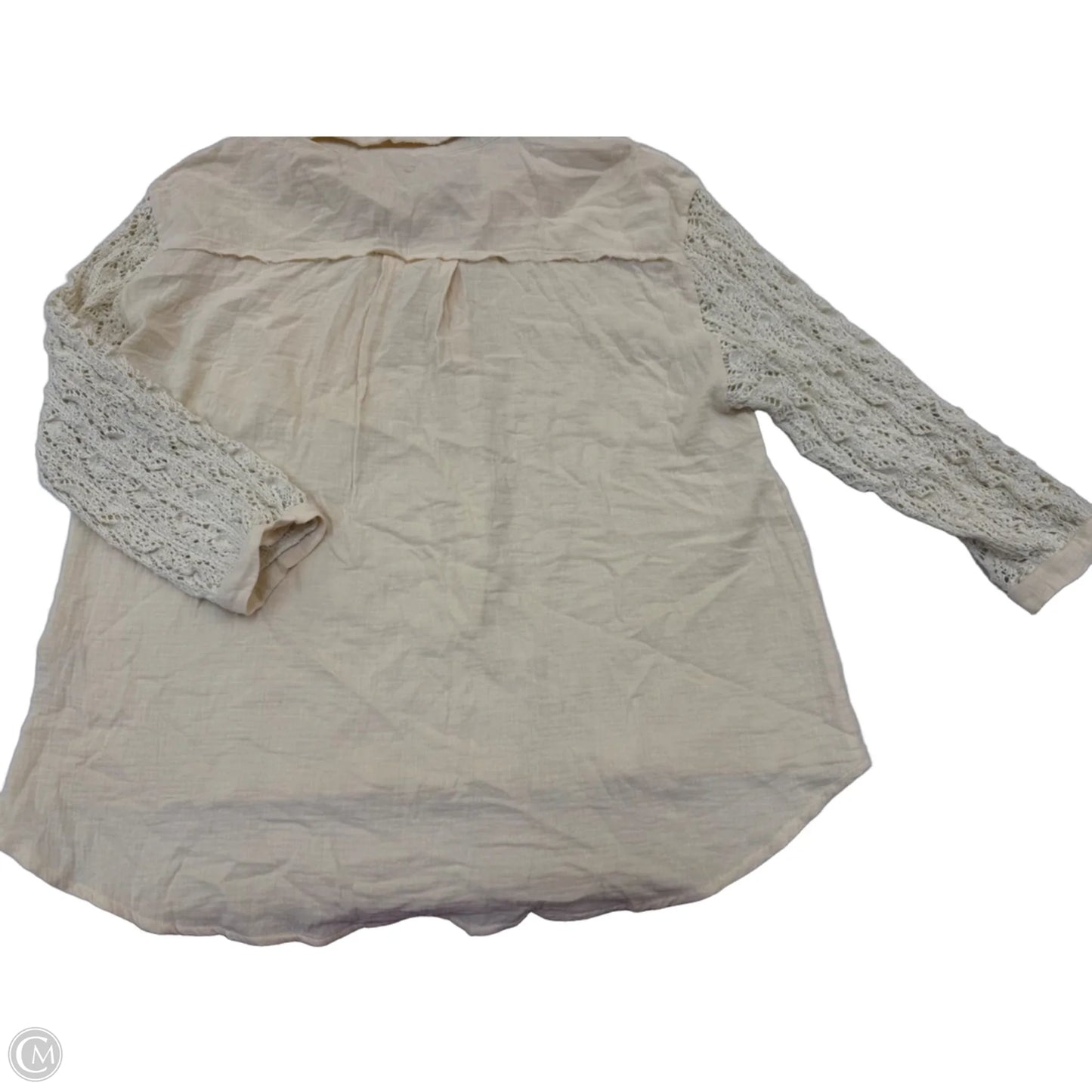 Top Long Sleeve By Umgee In Beige, Size: L