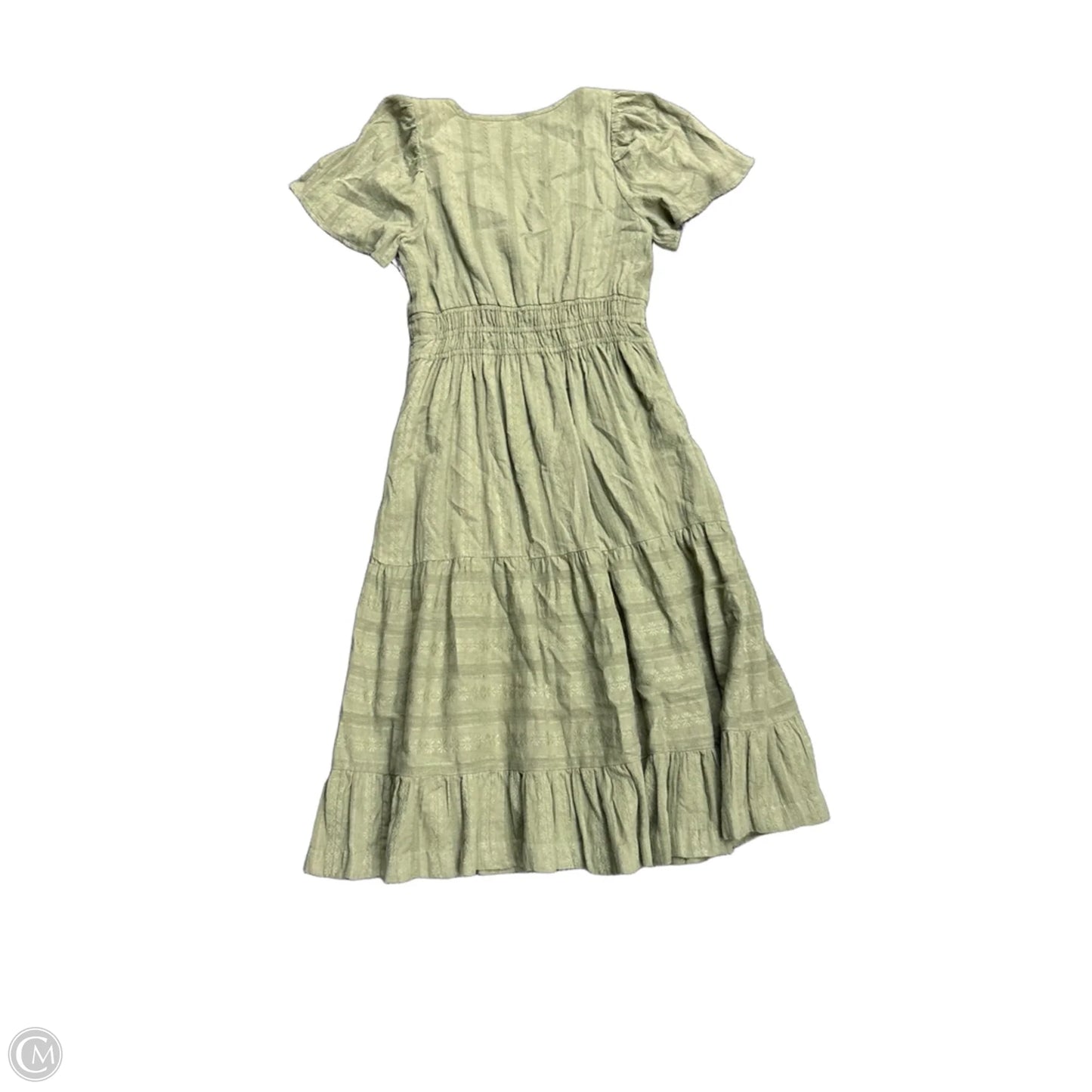 Dress Casual Midi By Anthropologie In Green, Size: S