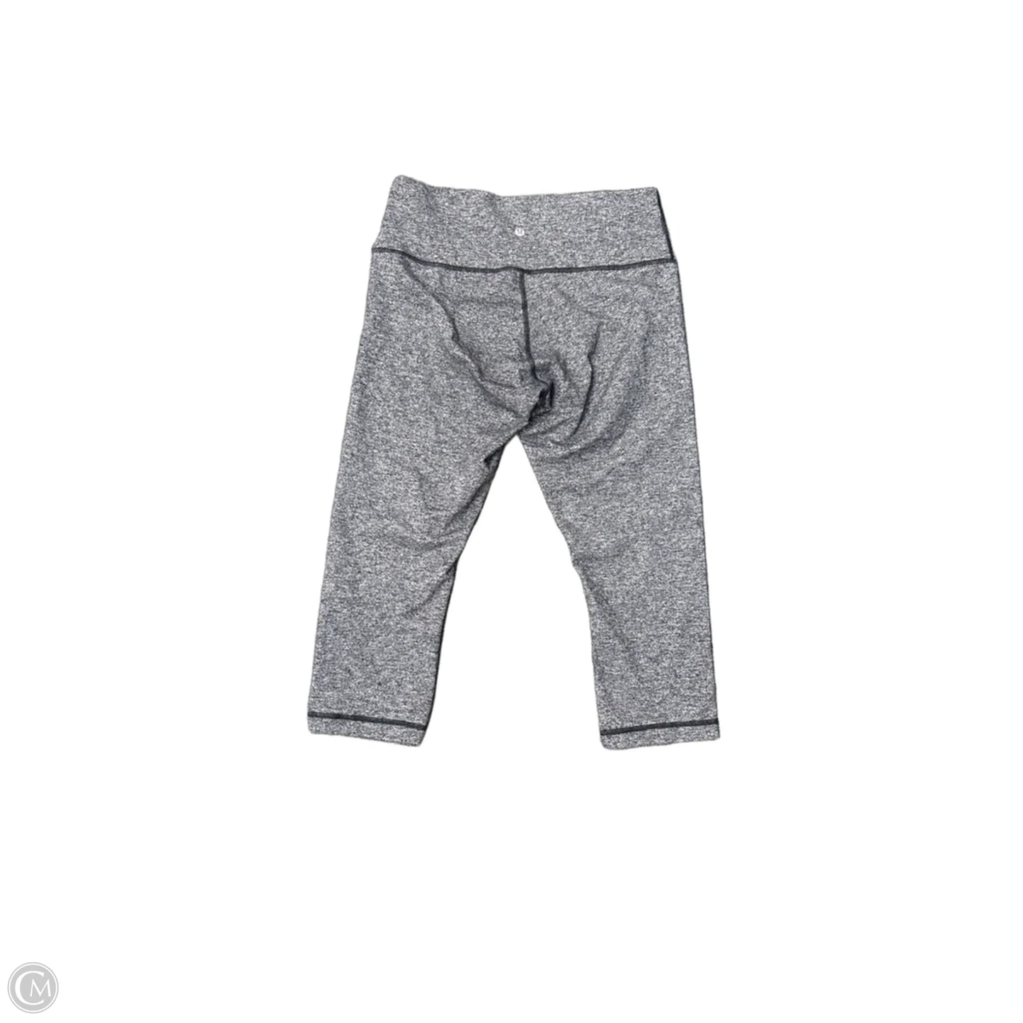 Athletic Leggings Capris By Lululemon In Grey, Size: 12