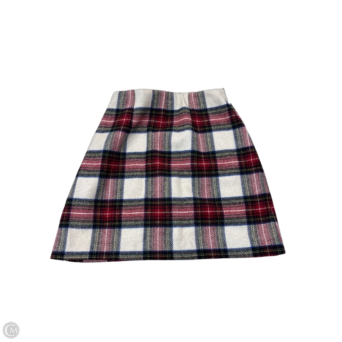 Skirt Mini & Short By Abercrombie And Fitch In Plaid Pattern, Size: Xxs