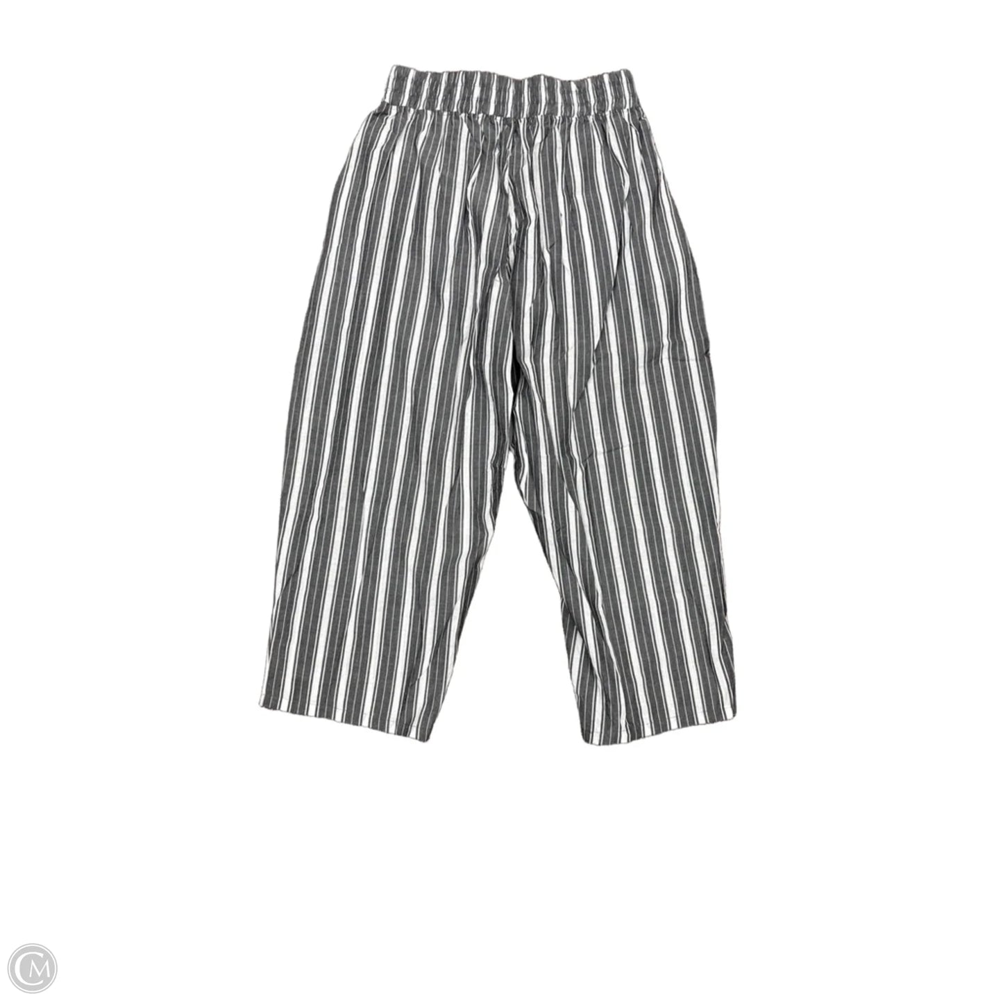 Pants Linen By Oddi In Striped Pattern, Size: L