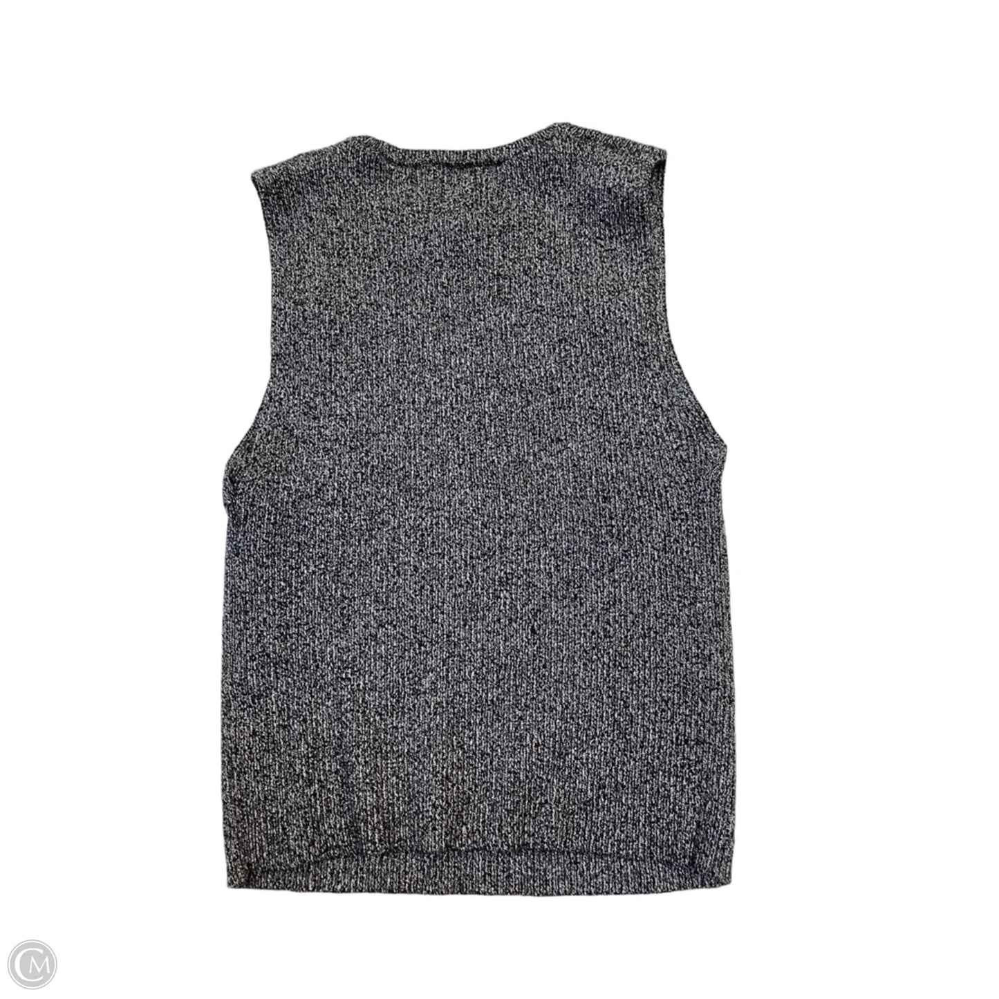 Tank Top By A New Day In Black & Silver, Size: S