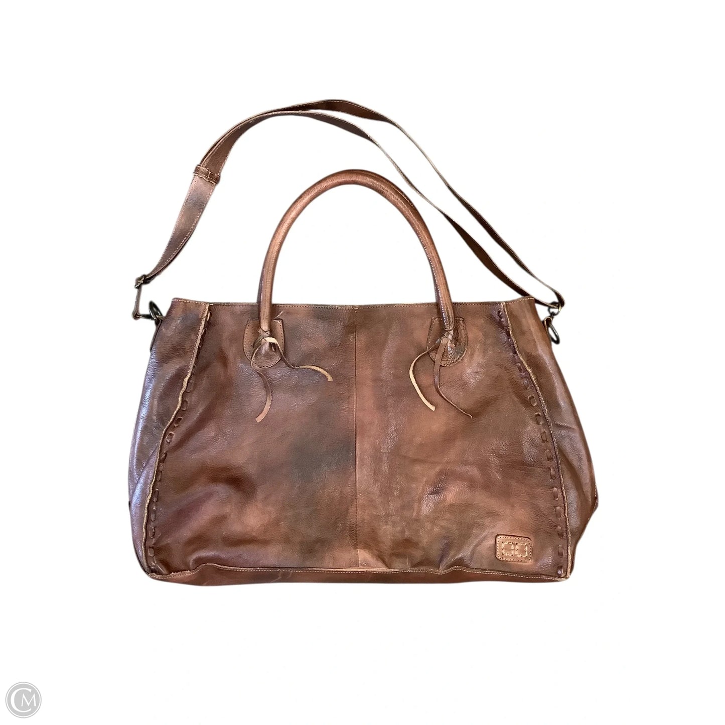 Handbag Leather By Bed Stu, Size: Large