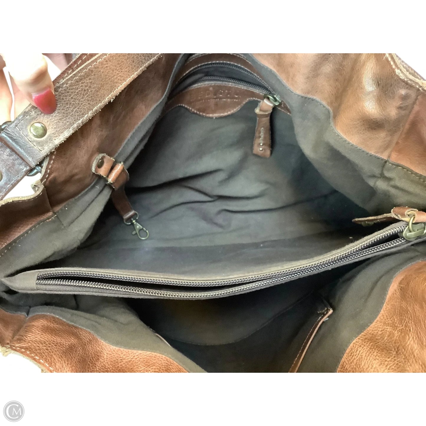 Handbag Leather By Bed Stu, Size: Large