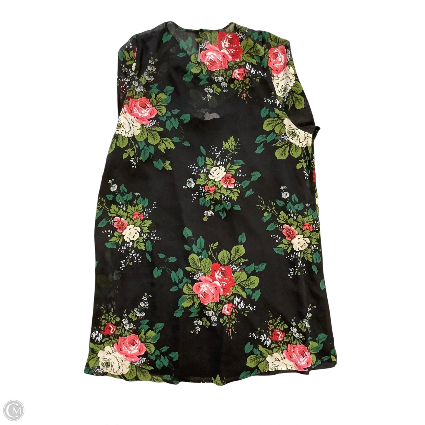 Dress Casual Midi By Loft In Floral Print, Size: L