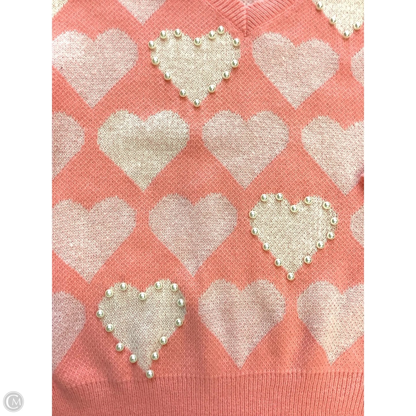 Sweater By Davi & Dani In Coral, Size: L