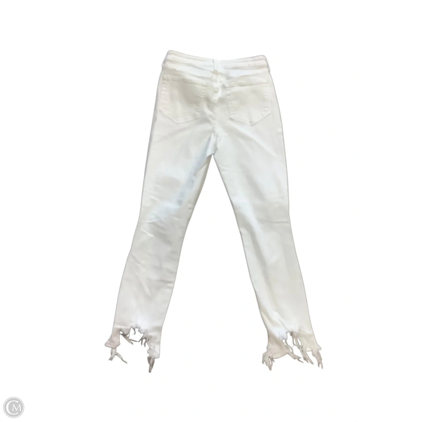 Jeans Straight By L Agence In White, Size: 6 (28)
