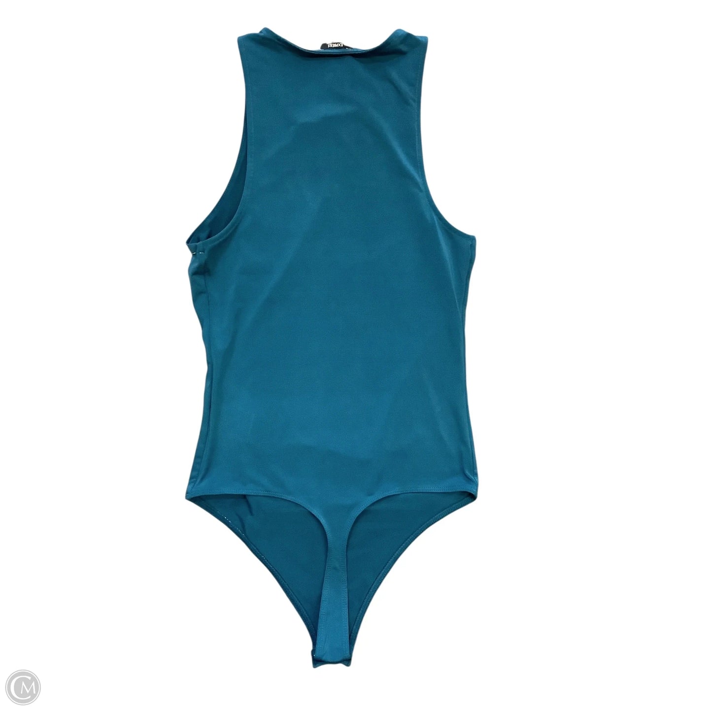 Bodysuit By Express In Teal, Size: Xs