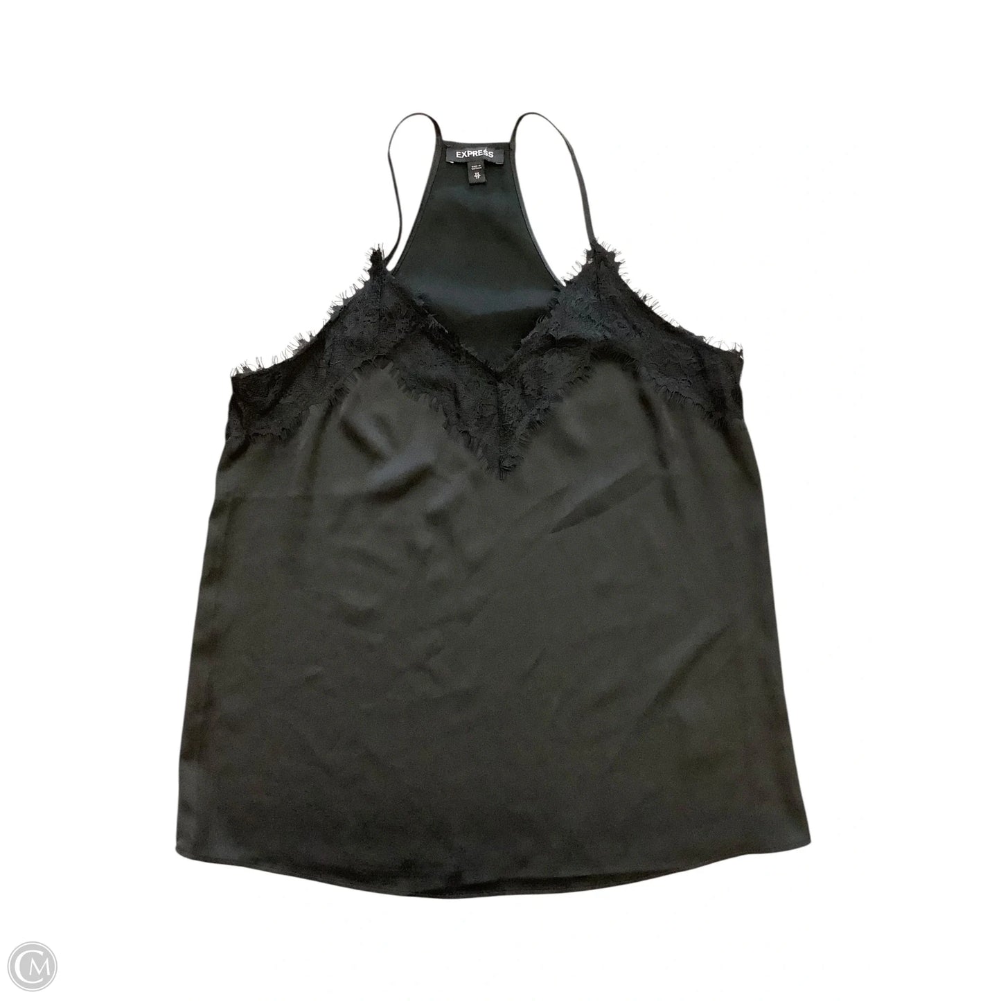 Blouse Sleeveless By Express In Black, Size: Xs