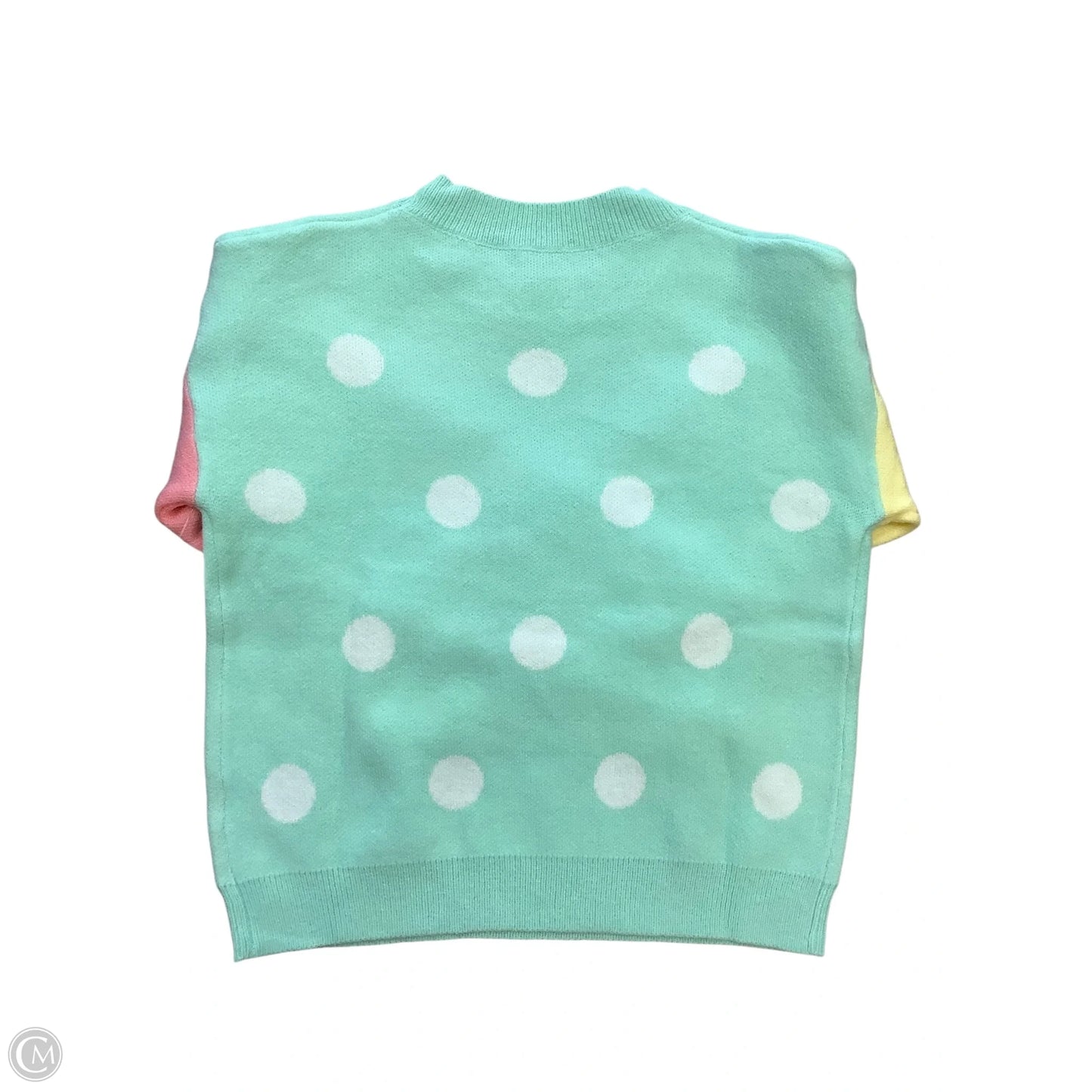 Sweater By Shein In Green & Pink, Size: M