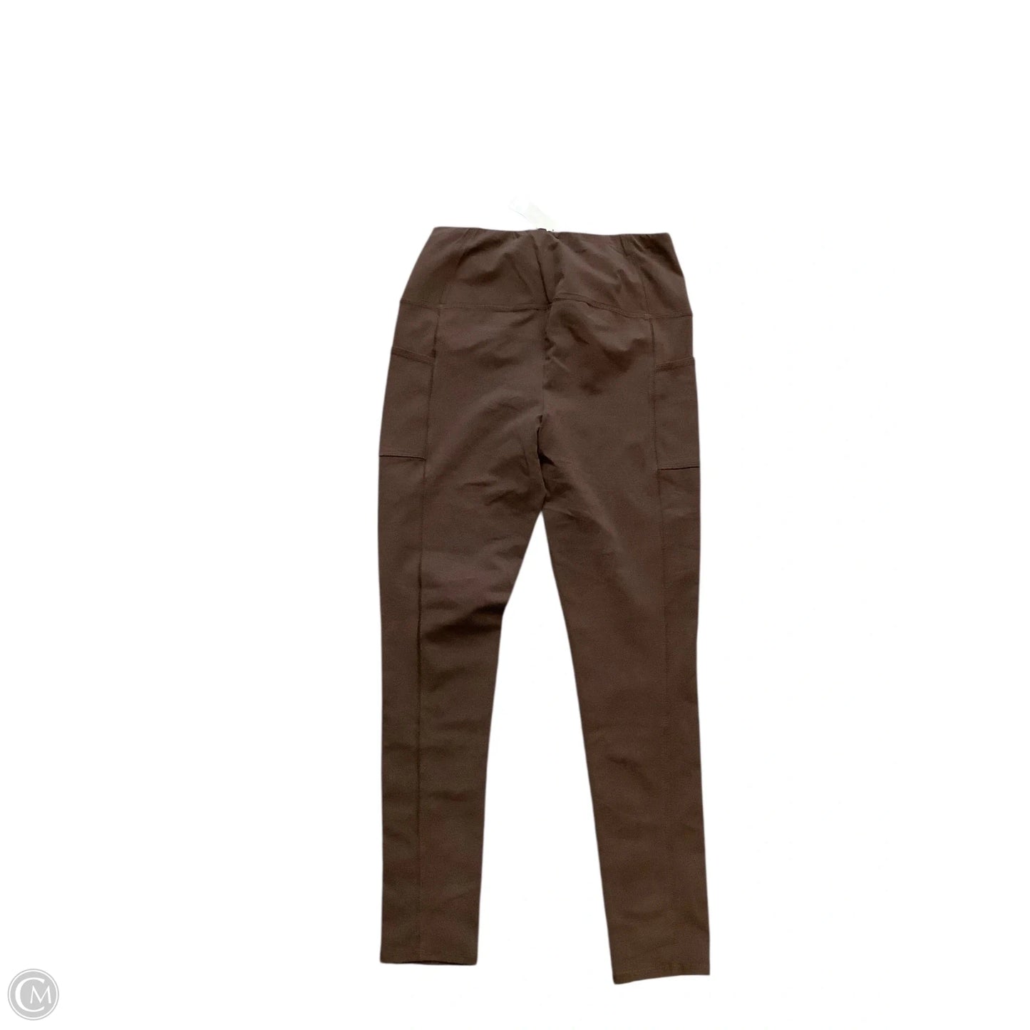 Athletic Leggings By Chicos In Brown, Size: M