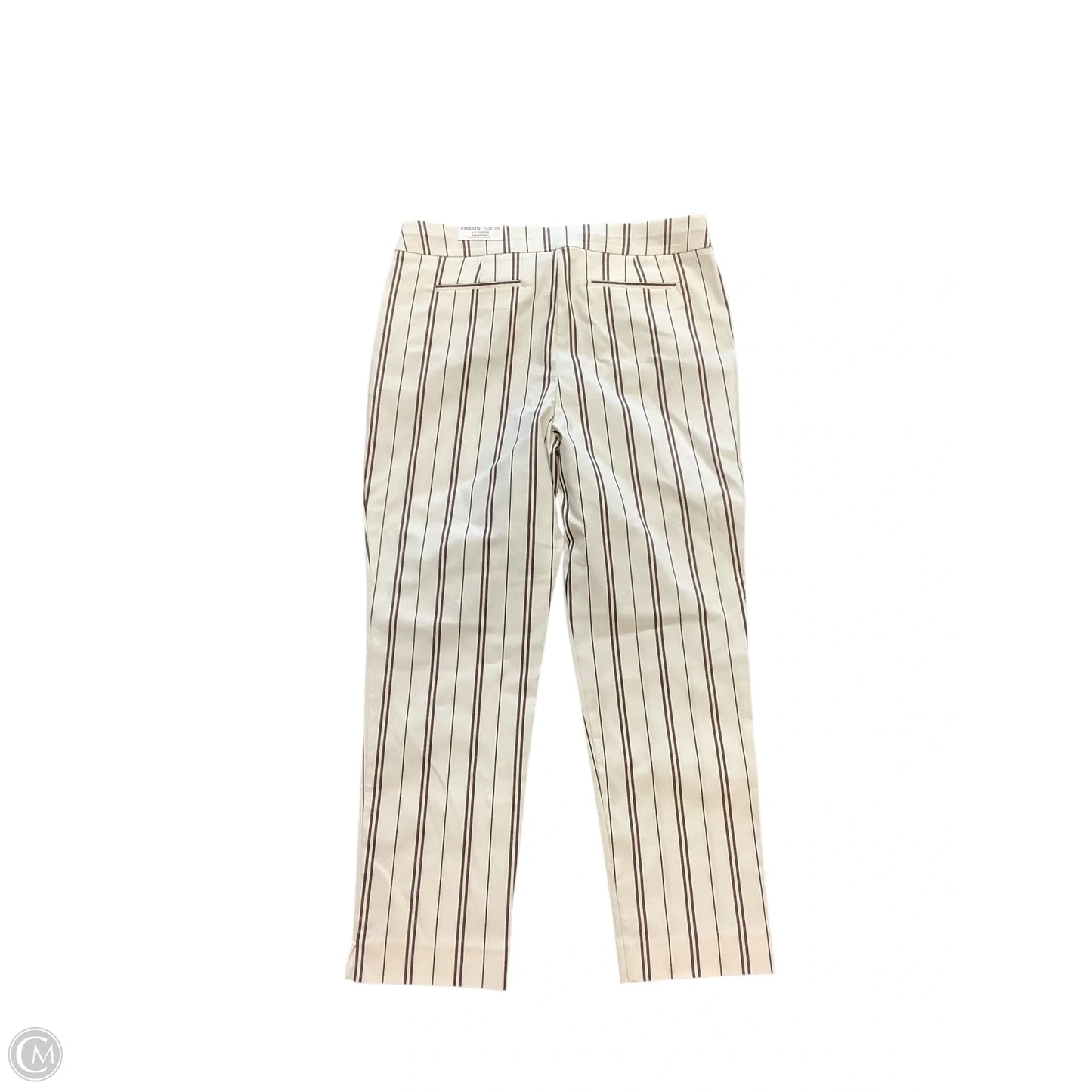 Pants Dress By Chicos In White, Size: 12