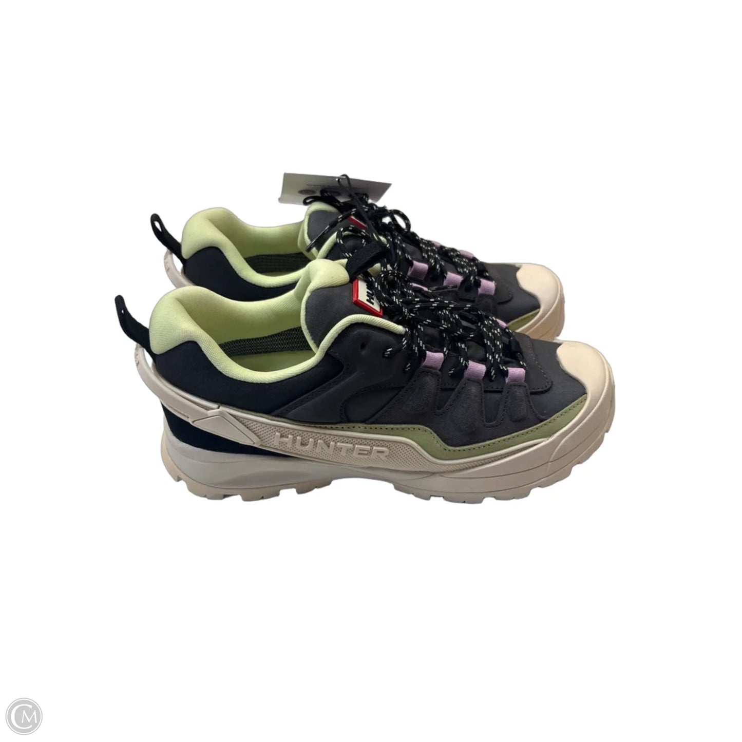 Shoes Hiking By Hunter In Green & Grey, Size: 7
