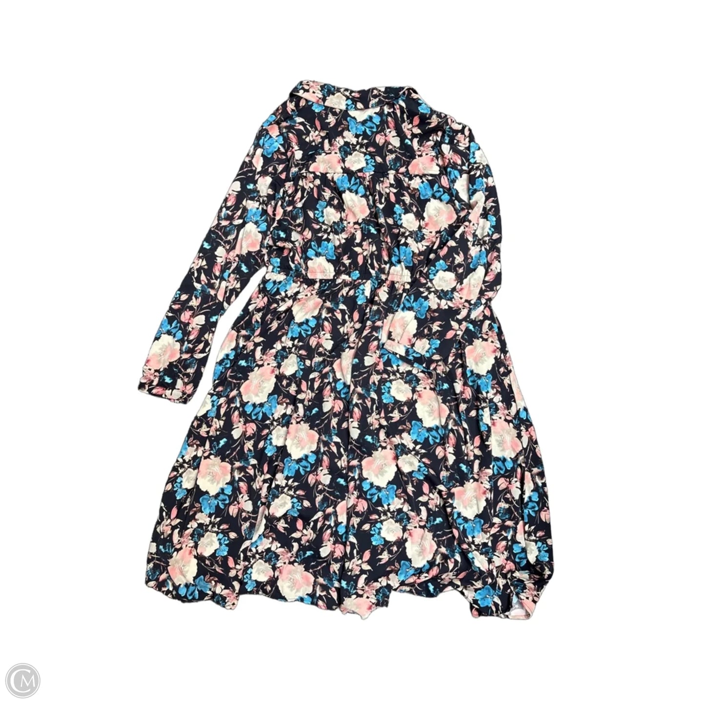 Dress Casual Maxi By Torrid In Blue & Pink, Size: 2x
