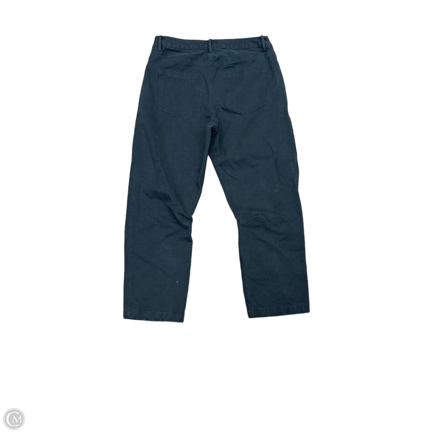 Jeans Wide Leg By Cmb In Black Denim, Size: Xl