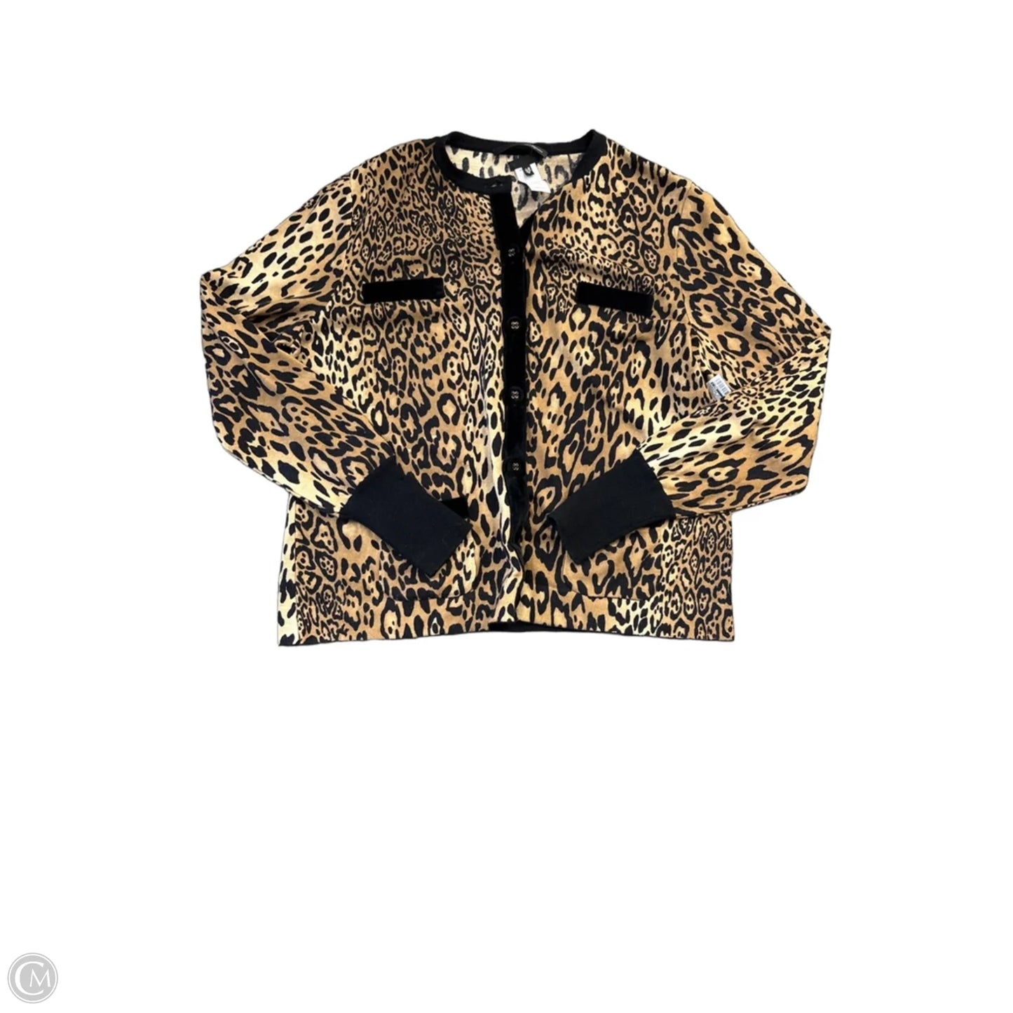Sweater 2pc By Cmb In Animal Print, Size: L