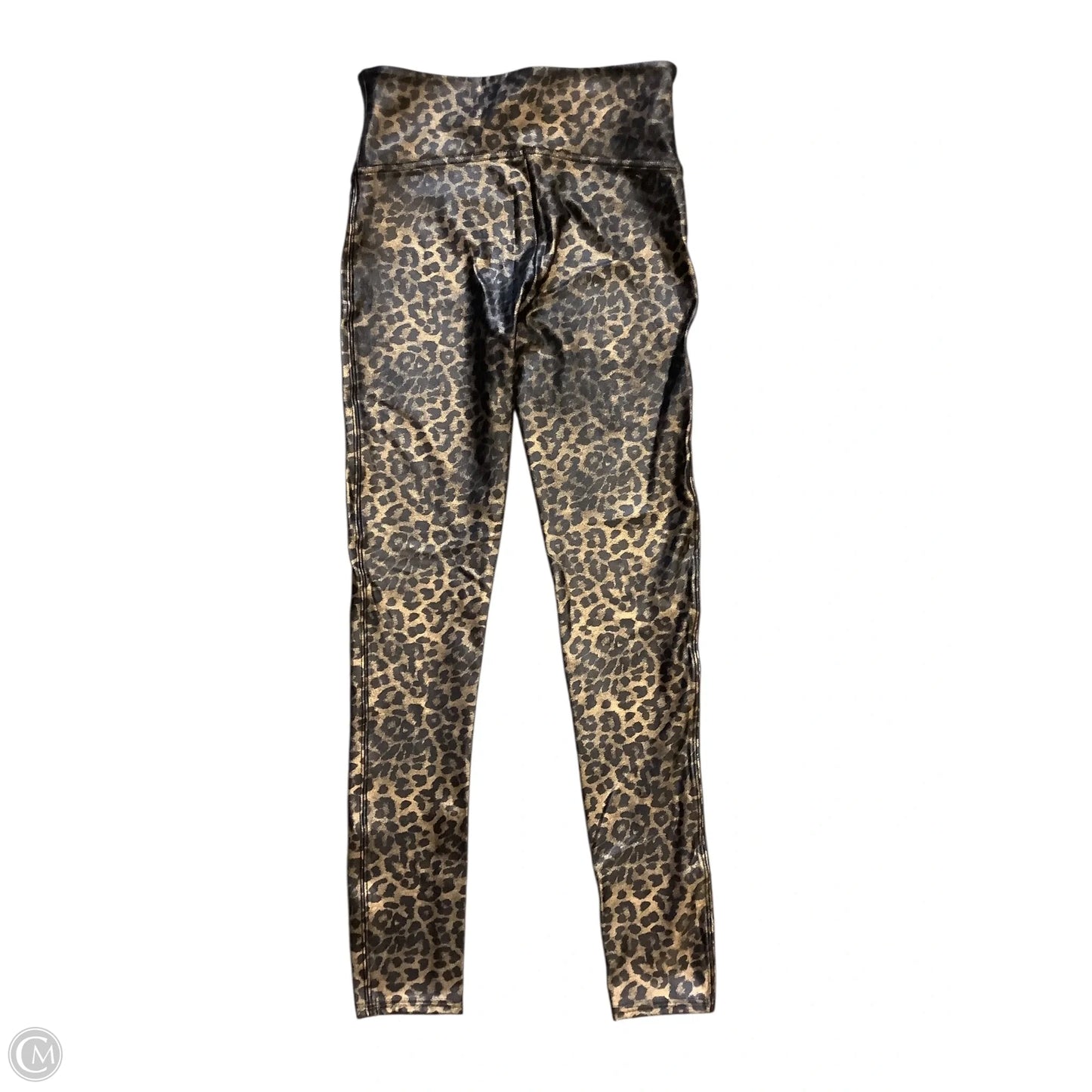 Athletic Leggings By Spanx In Brown, Size: M