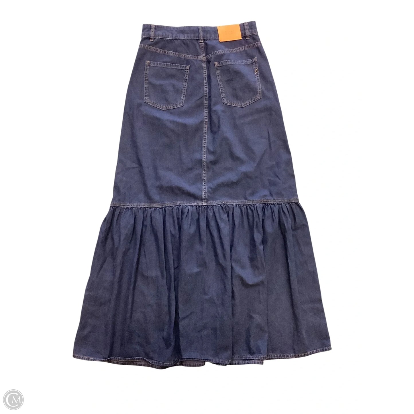 Skirt Maxi By Cma In Blue Denim, Size: 2