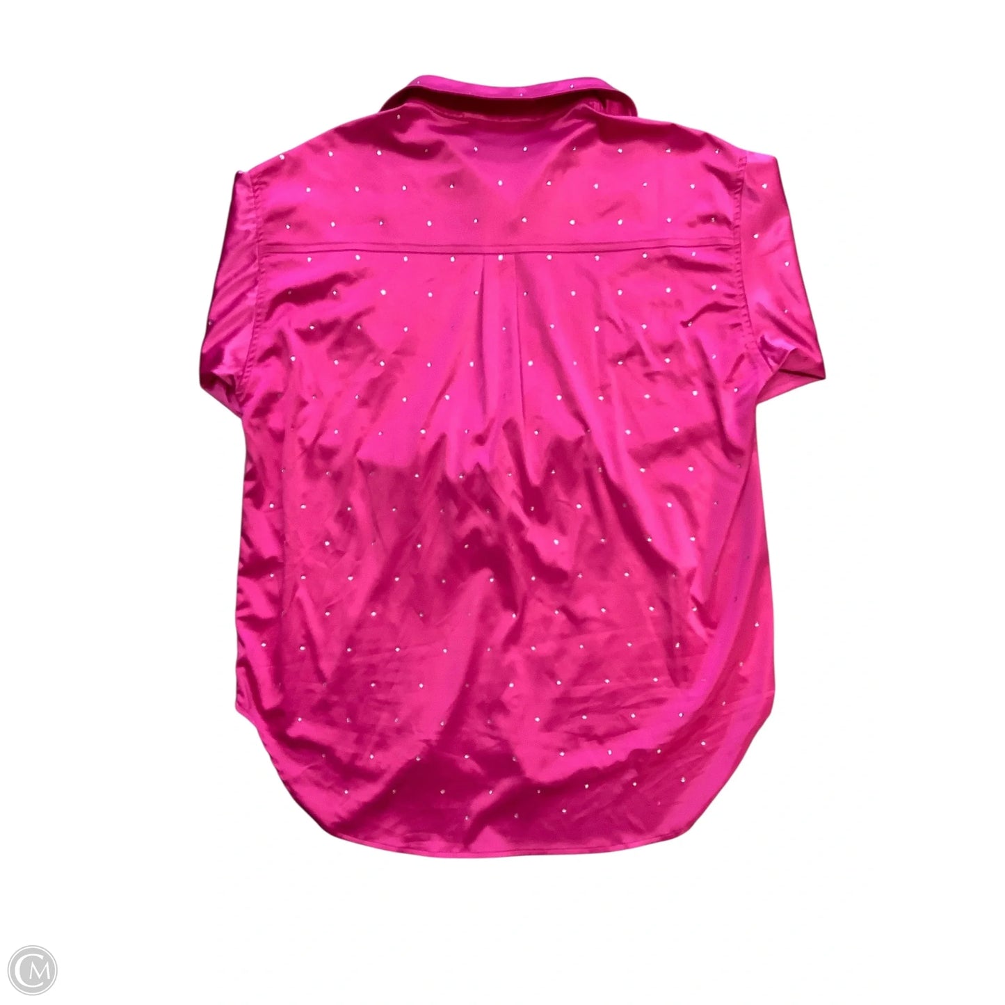 Blouse Long Sleeve By Blue B In Pink, Size: M