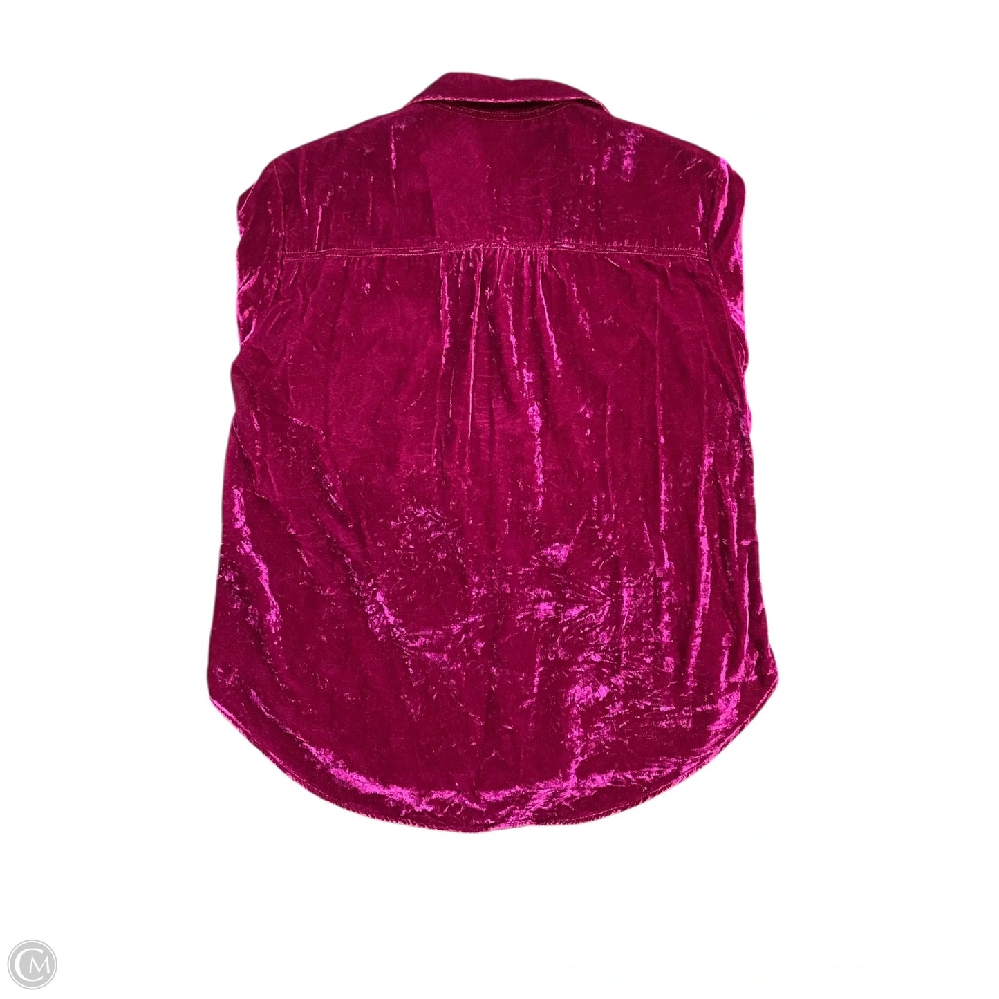 Blouse Long Sleeve By Pilcro In Pink, Size: M