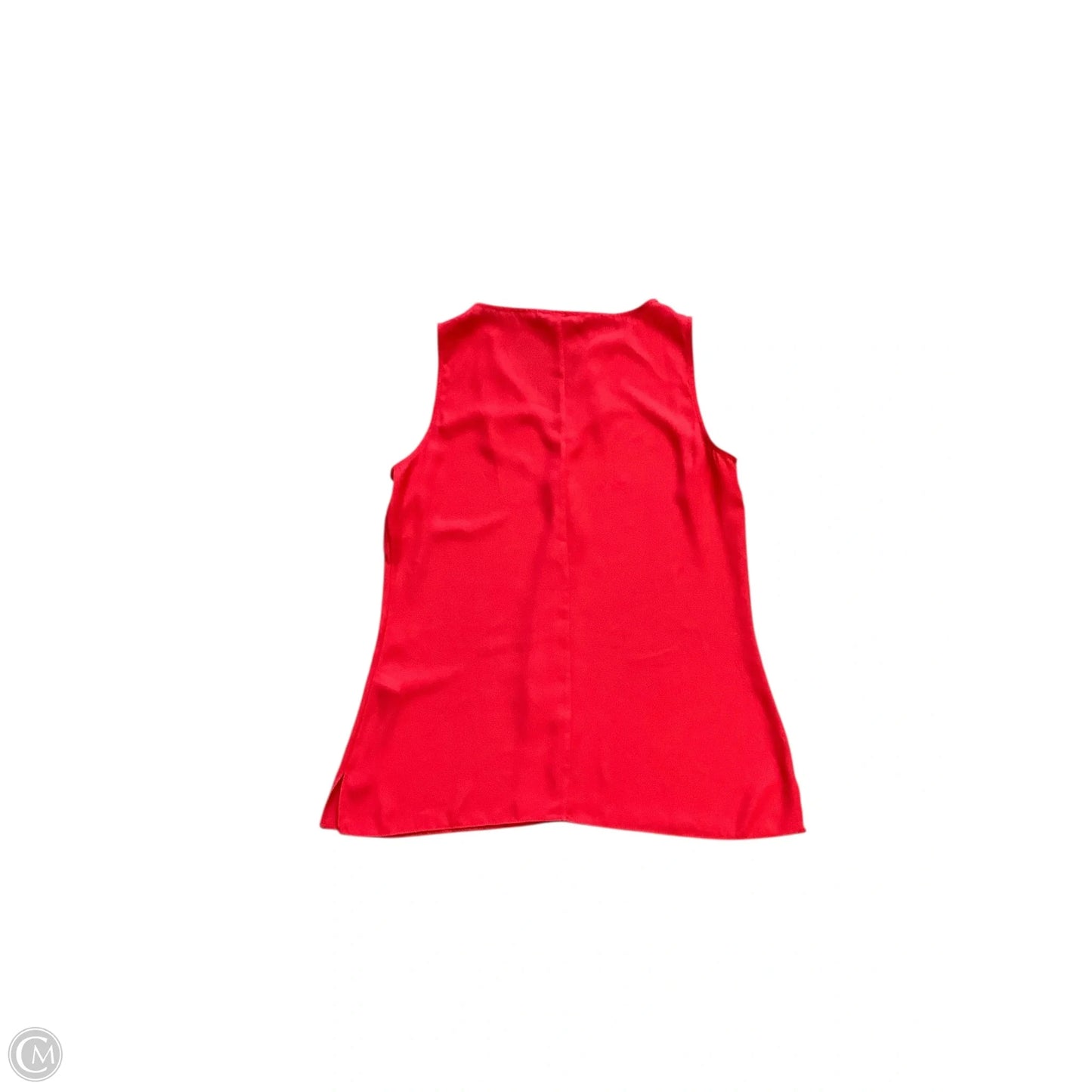 Top Sleeveless Basic By White House Black Market In Red, Size: S