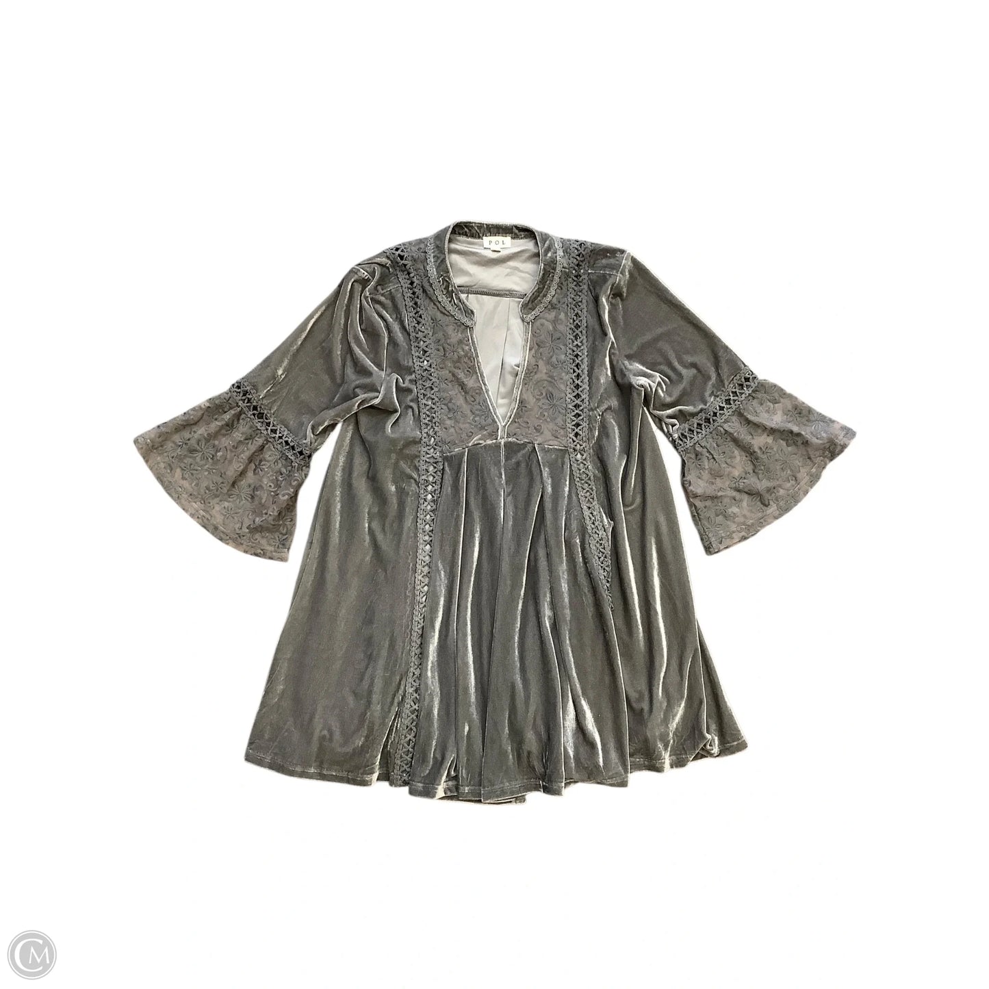 Dress Casual Short By Pol In Grey, Size: L