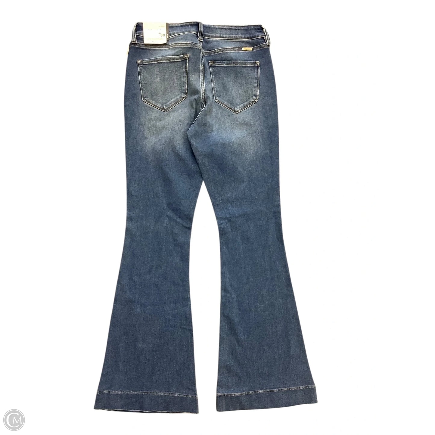 Jeans Boot Cut By Kancan In Blue Denim, Size: 14(13/30)