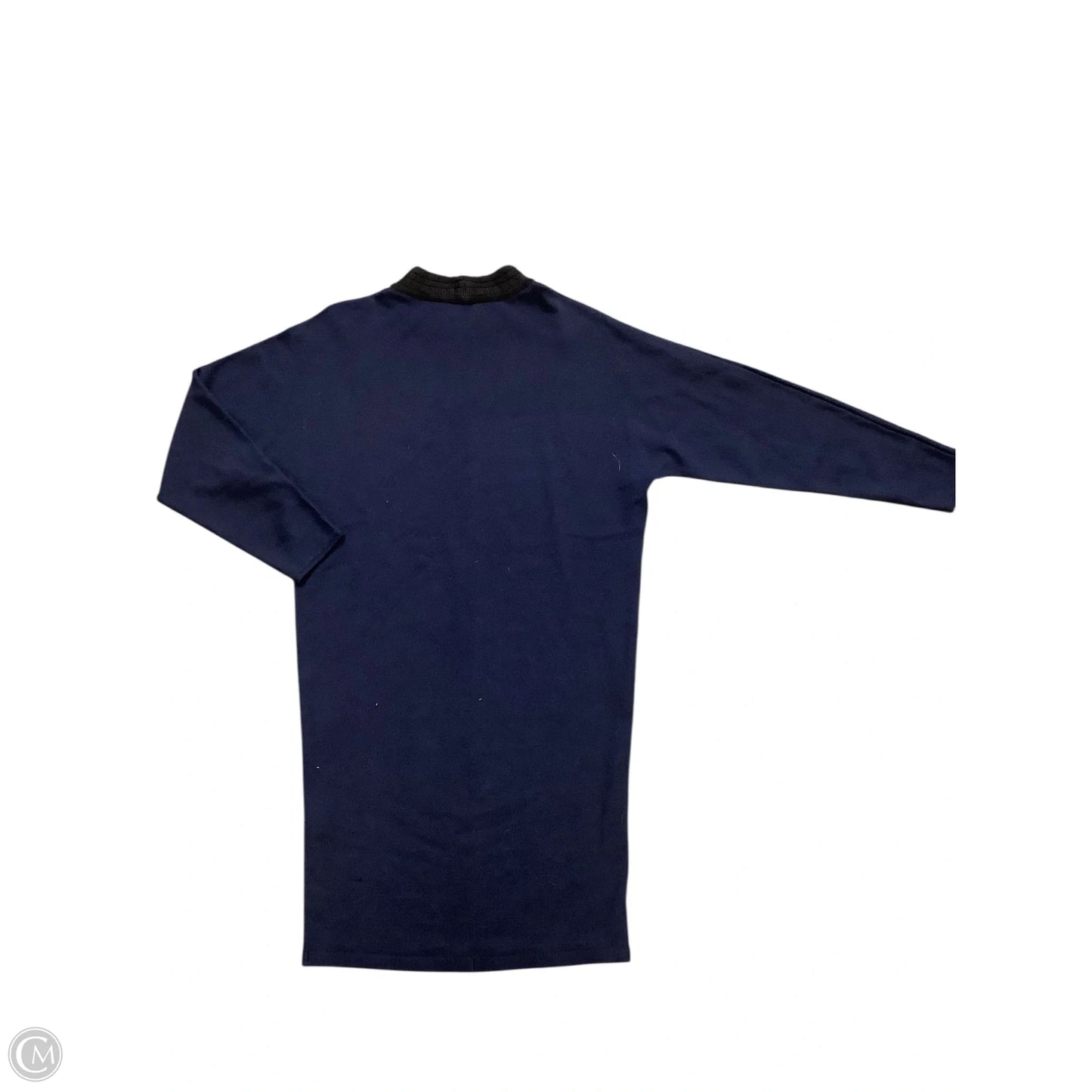Dress Sweater By Cmb In Navy, Size: S