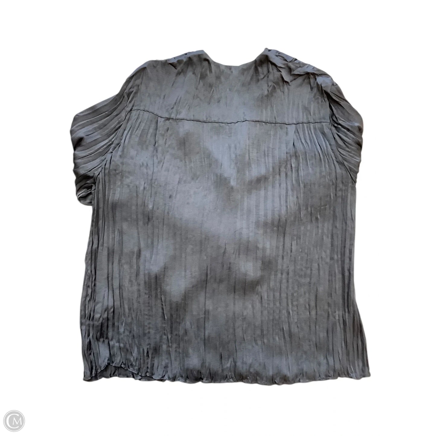 Blouse Long Sleeve By Vince In Blue, Size: Xl