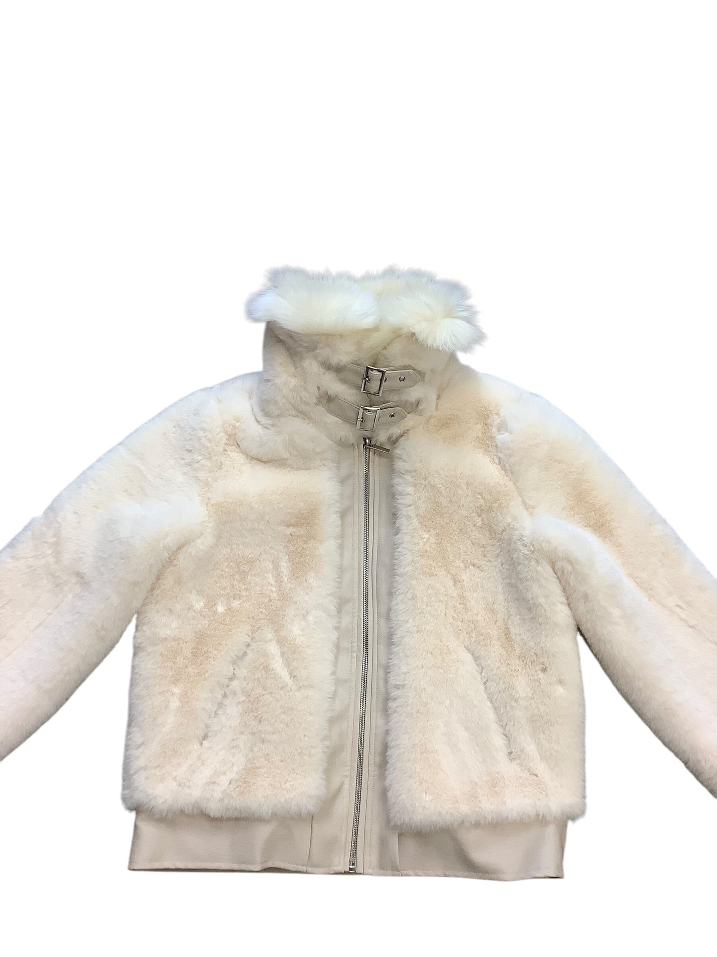 Coat Faux Fur & Sherpa By Cma Size: S