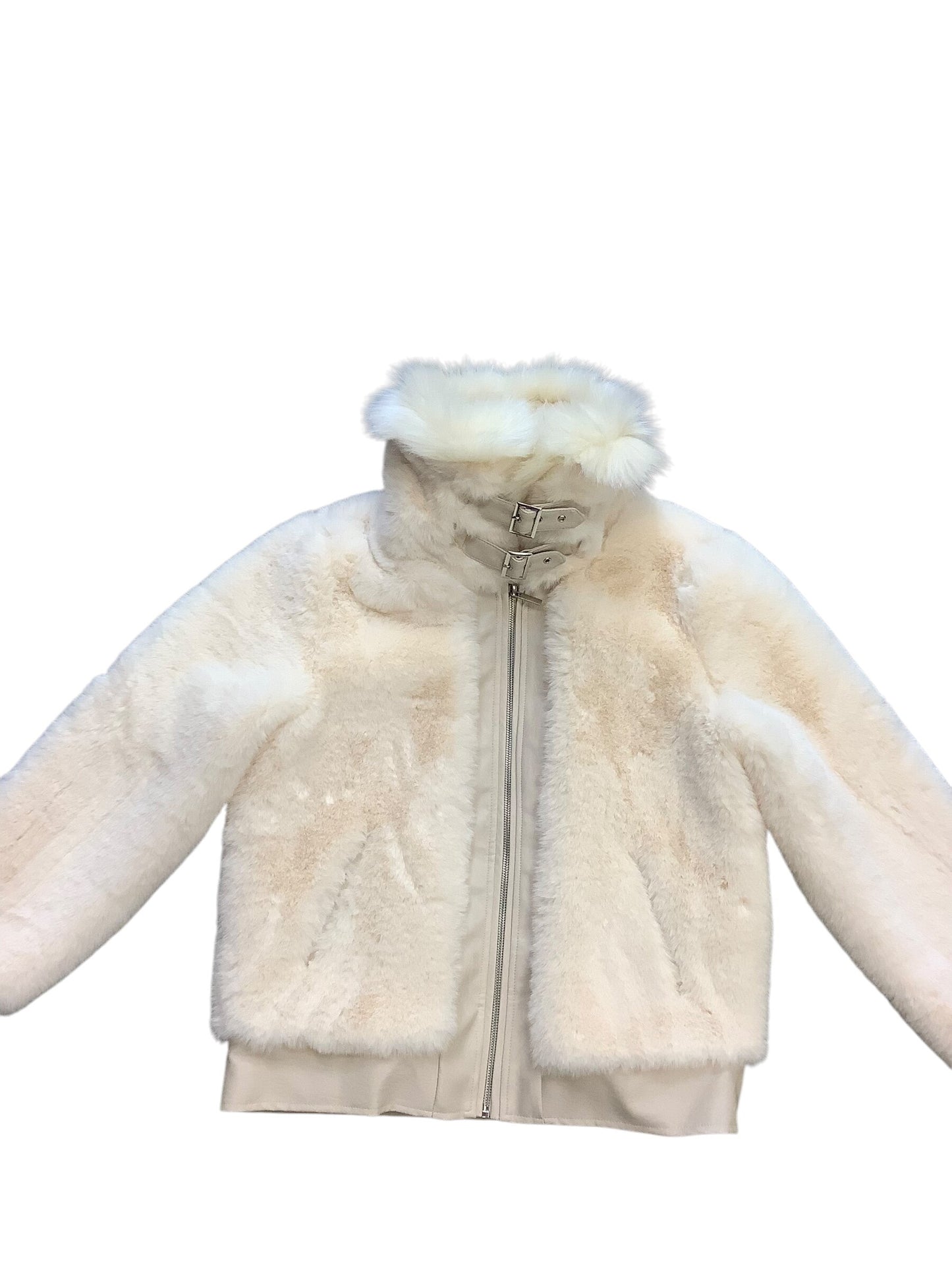 Coat Faux Fur & Sherpa By Cma Size: S