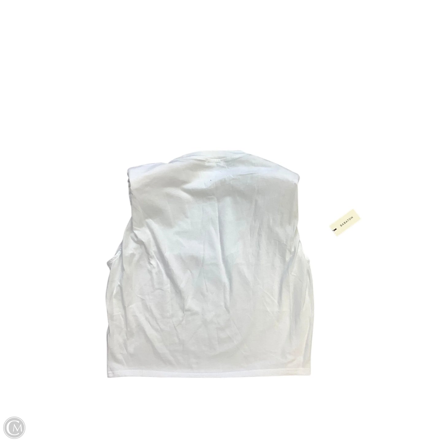 Top Sleeveless Basic By Babaton In White, Size: Xs