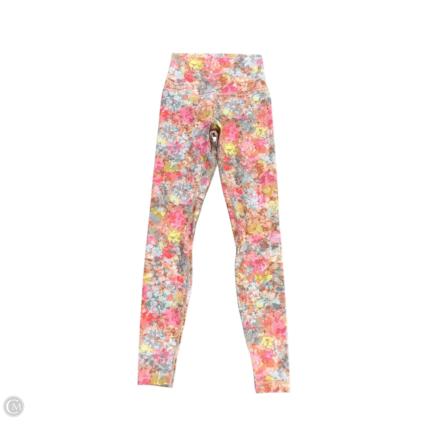 Athletic Leggings By Lululemon In Floral Print, Size: 4
