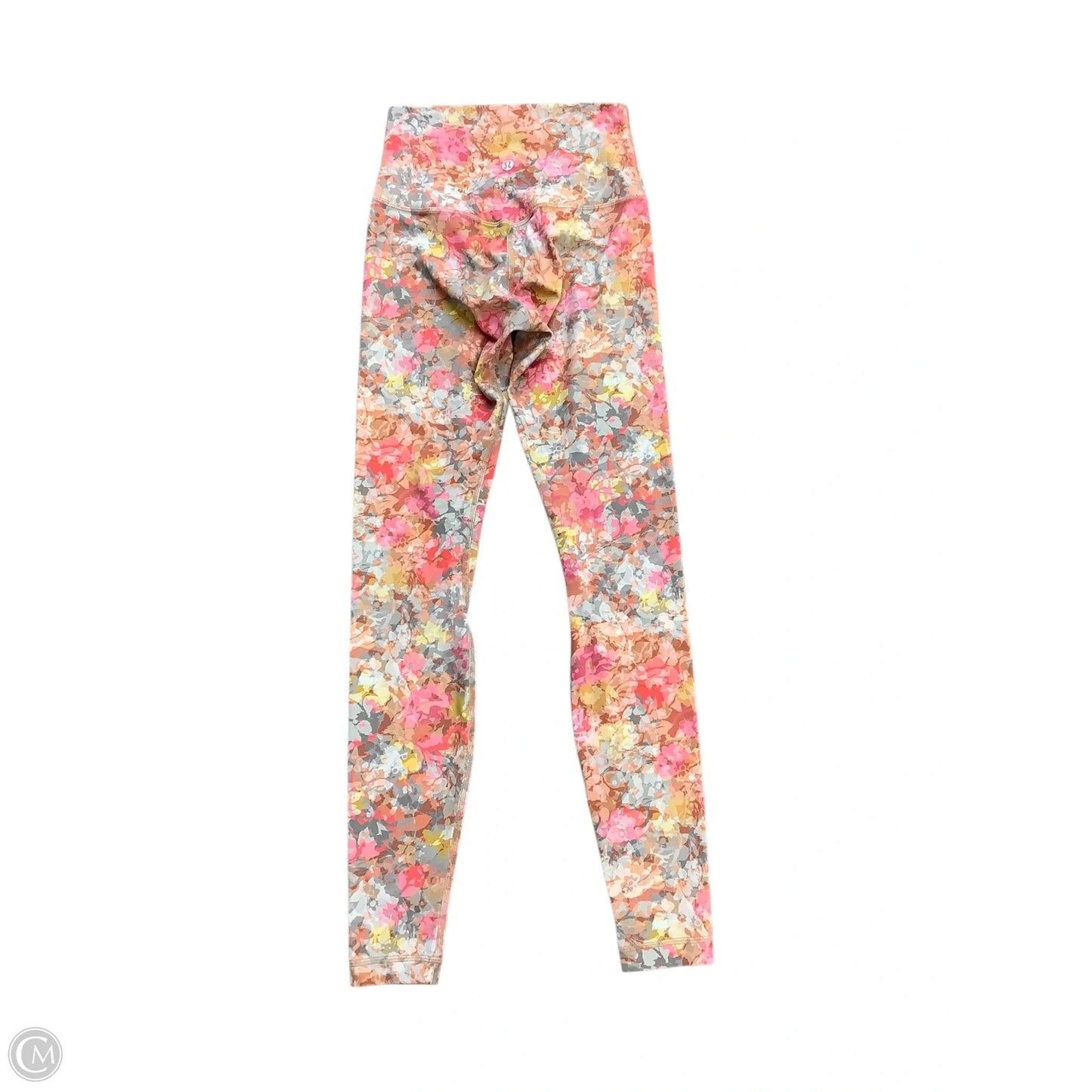 Athletic Leggings By Lululemon In Floral Print, Size: 4