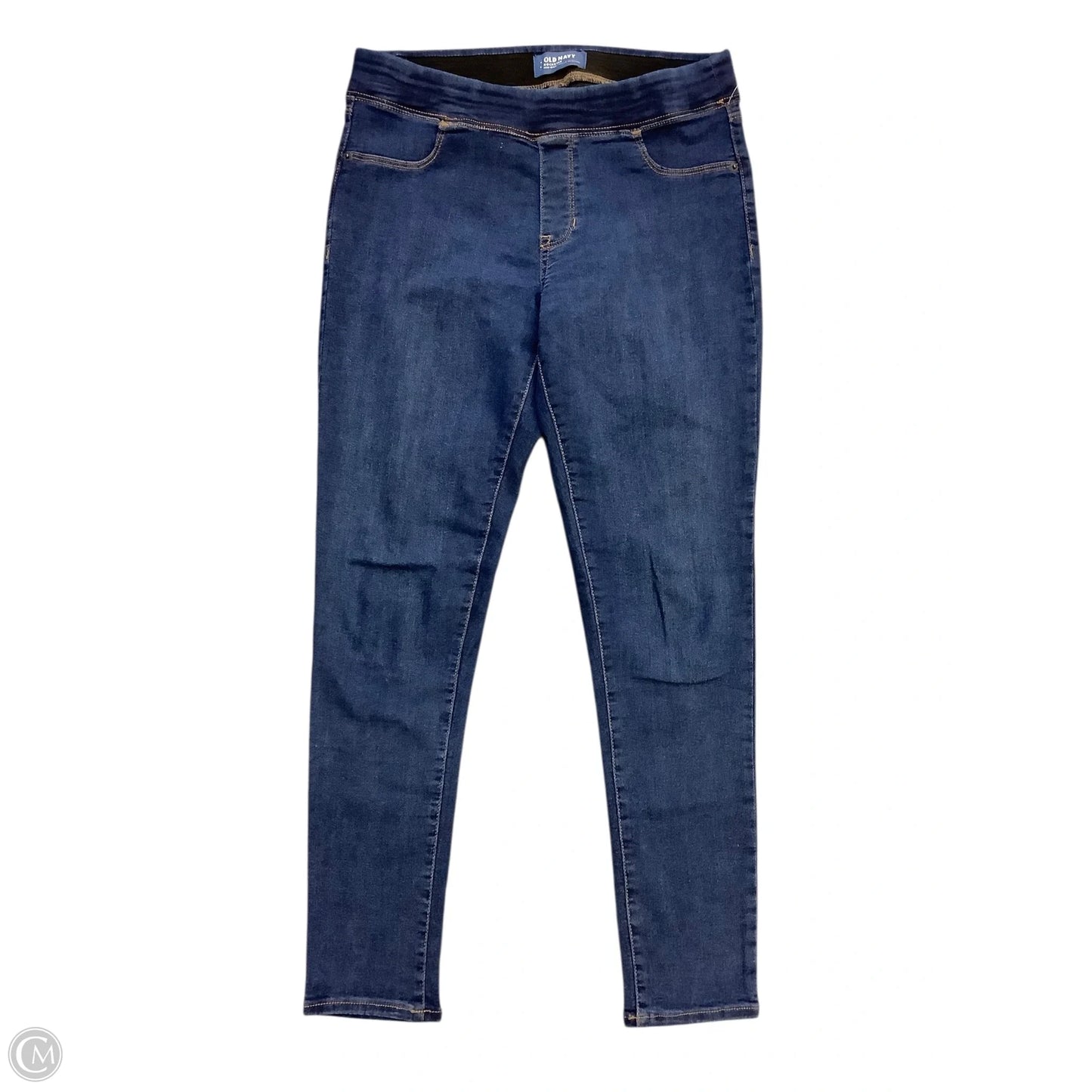 Jeans Skinny By Old Navy In Blue Denim, Size: 10