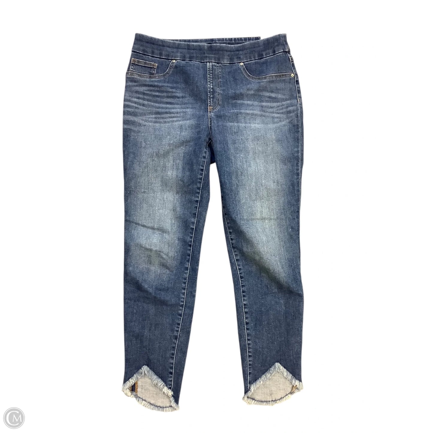 Jeans Skinny By Chicos In Blue Denim, Size: 6