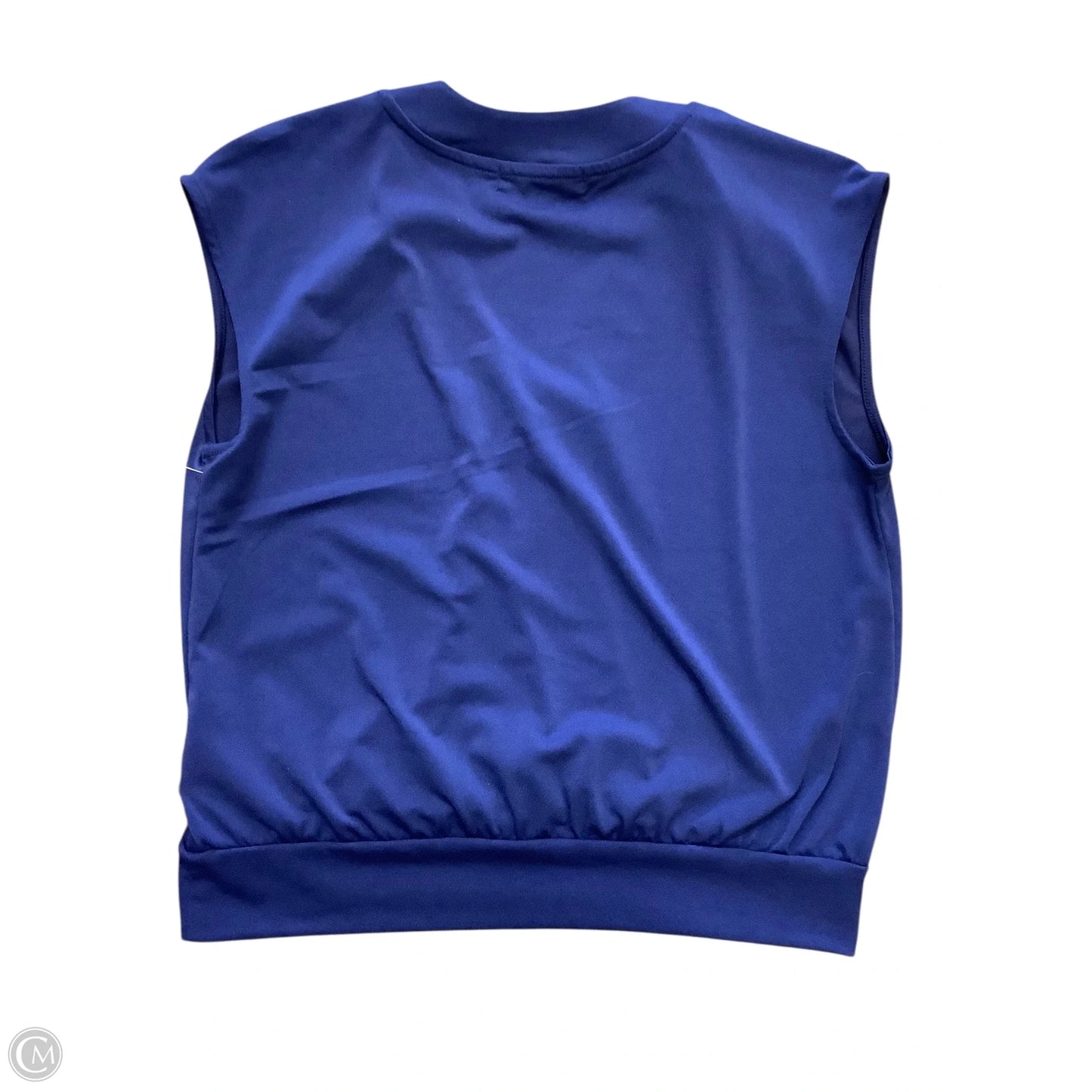 Top Sleeveless Basic By Banana Republic In Blue, Size: S
