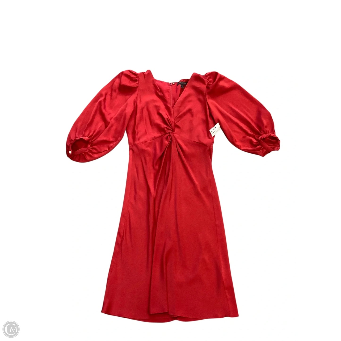 Dress Party Long By Banana Republic In Red, Size: 8