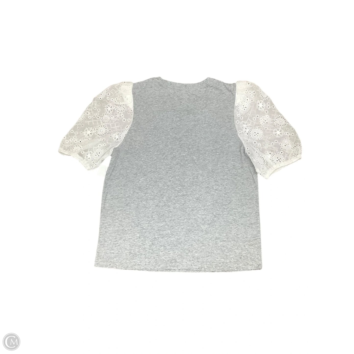 Top Short Sleeve By Cmb In Grey, Size: M