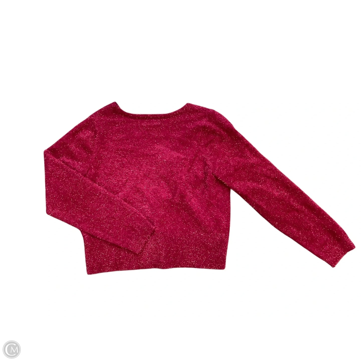 Sweater Cardigan By Old Navy In Red, Size: L